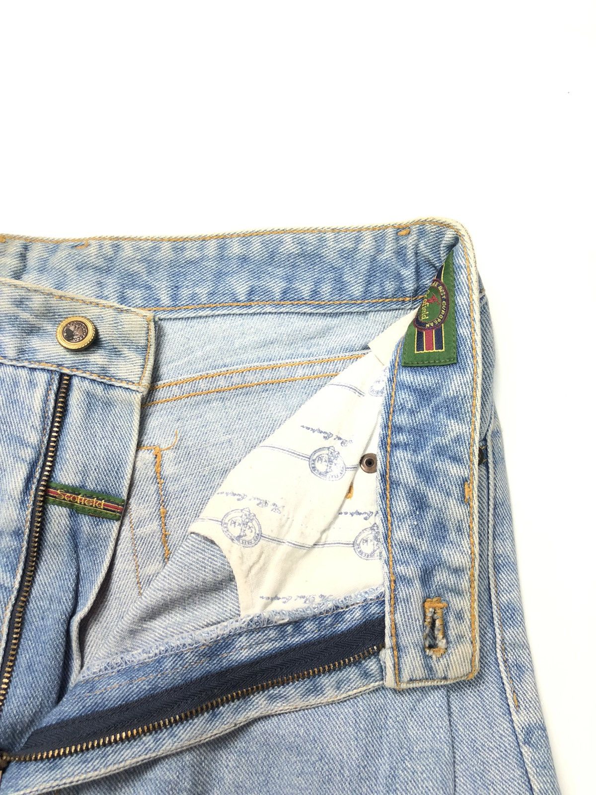 Japanese Brand × Vintage VINTAGE SCOFIELD LIGHT BLUE WASH DISSTRESSED DENIM Size US 30 / EU 46 - 8 Thumbnail