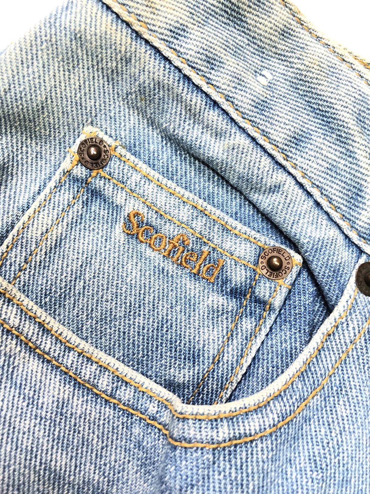 Japanese Brand × Vintage VINTAGE SCOFIELD LIGHT BLUE WASH DISSTRESSED DENIM Size US 30 / EU 46 - 5 Thumbnail