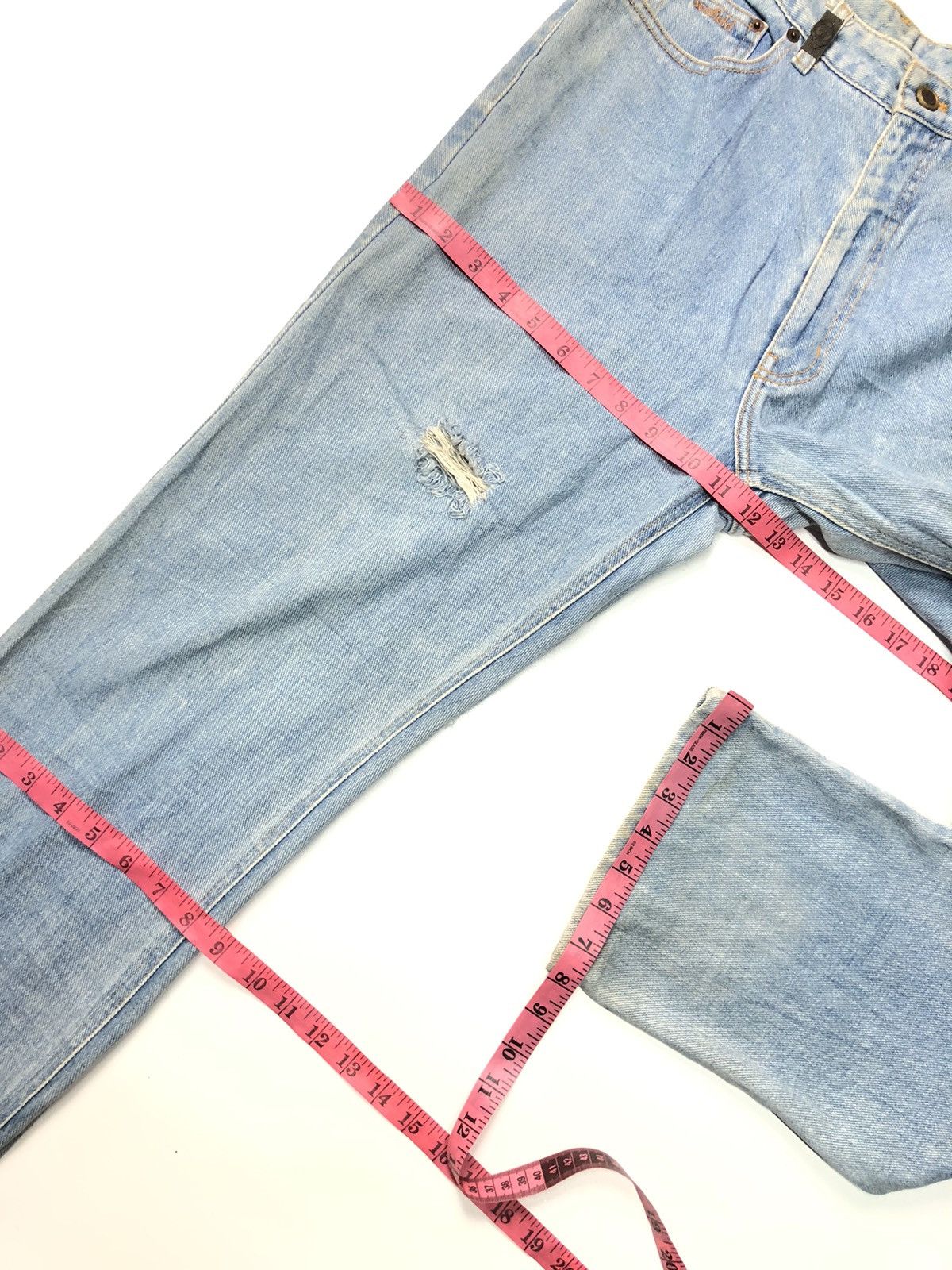 Japanese Brand × Vintage VINTAGE SCOFIELD LIGHT BLUE WASH DISSTRESSED DENIM Size US 30 / EU 46 - 18 Thumbnail
