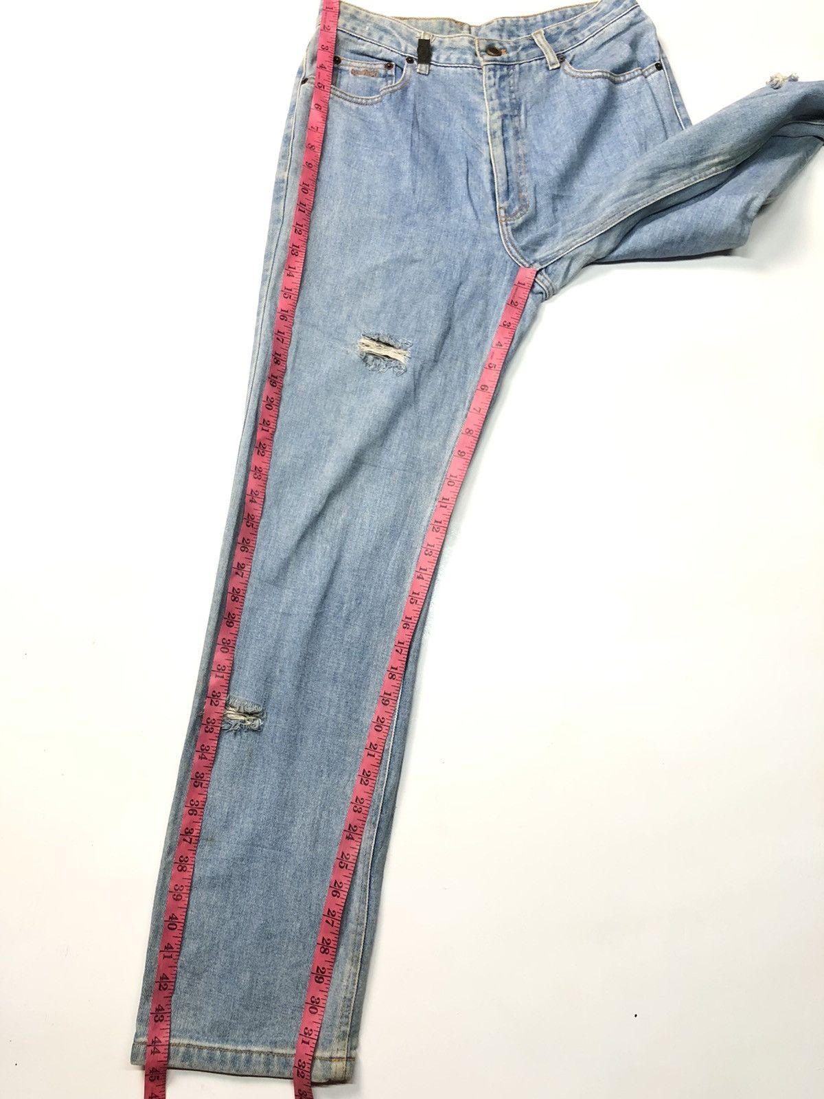 Japanese Brand × Vintage VINTAGE SCOFIELD LIGHT BLUE WASH DISSTRESSED DENIM Size US 30 / EU 46 - 17 Thumbnail
