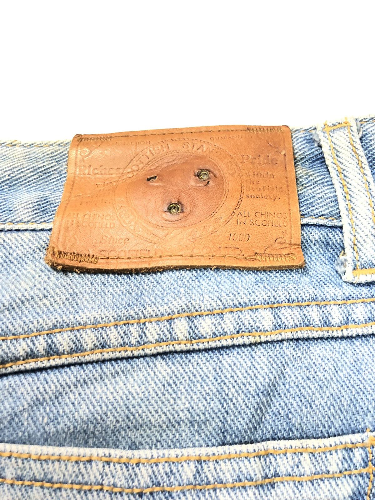 Japanese Brand × Vintage VINTAGE SCOFIELD LIGHT BLUE WASH DISSTRESSED DENIM Size US 30 / EU 46 - 15 Thumbnail