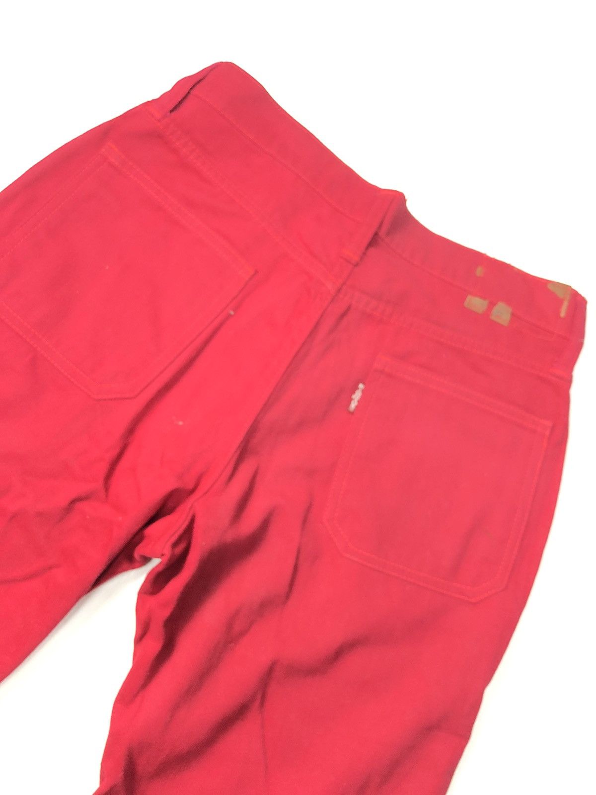 Vintage RARE🔥VINTAGE RETRO BIG STONE RED BELL BOTTOM Size US 29 - 5 Thumbnail