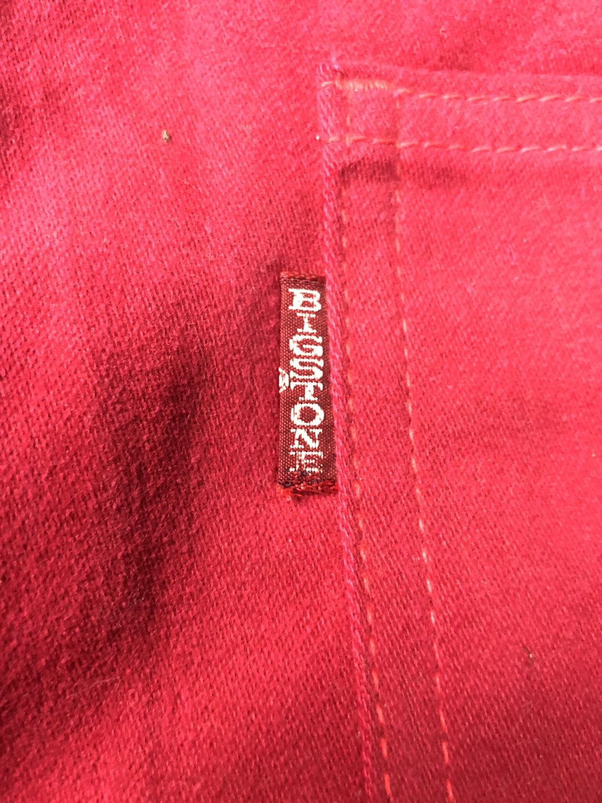 Vintage RARE🔥VINTAGE RETRO BIG STONE RED BELL BOTTOM Size US 29 - 6 Thumbnail