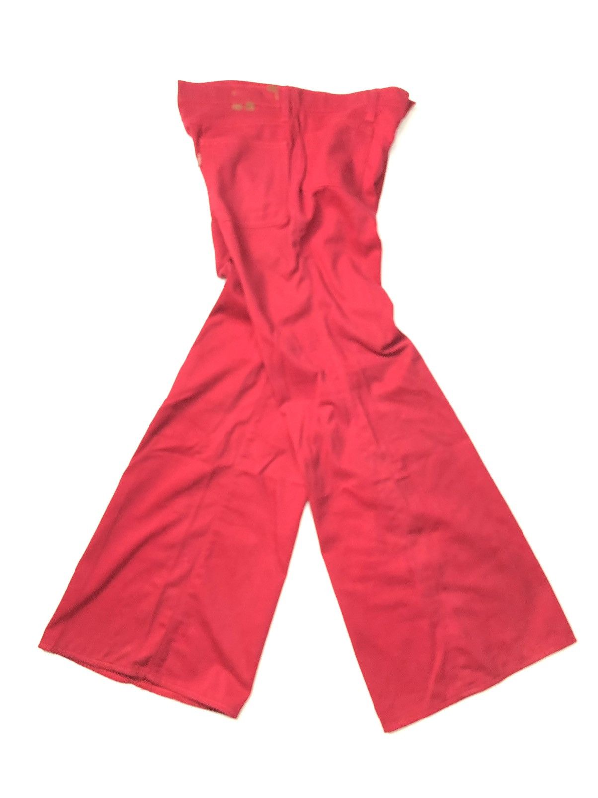 Vintage RARE🔥VINTAGE RETRO BIG STONE RED BELL BOTTOM Size US 29 - 9 Thumbnail