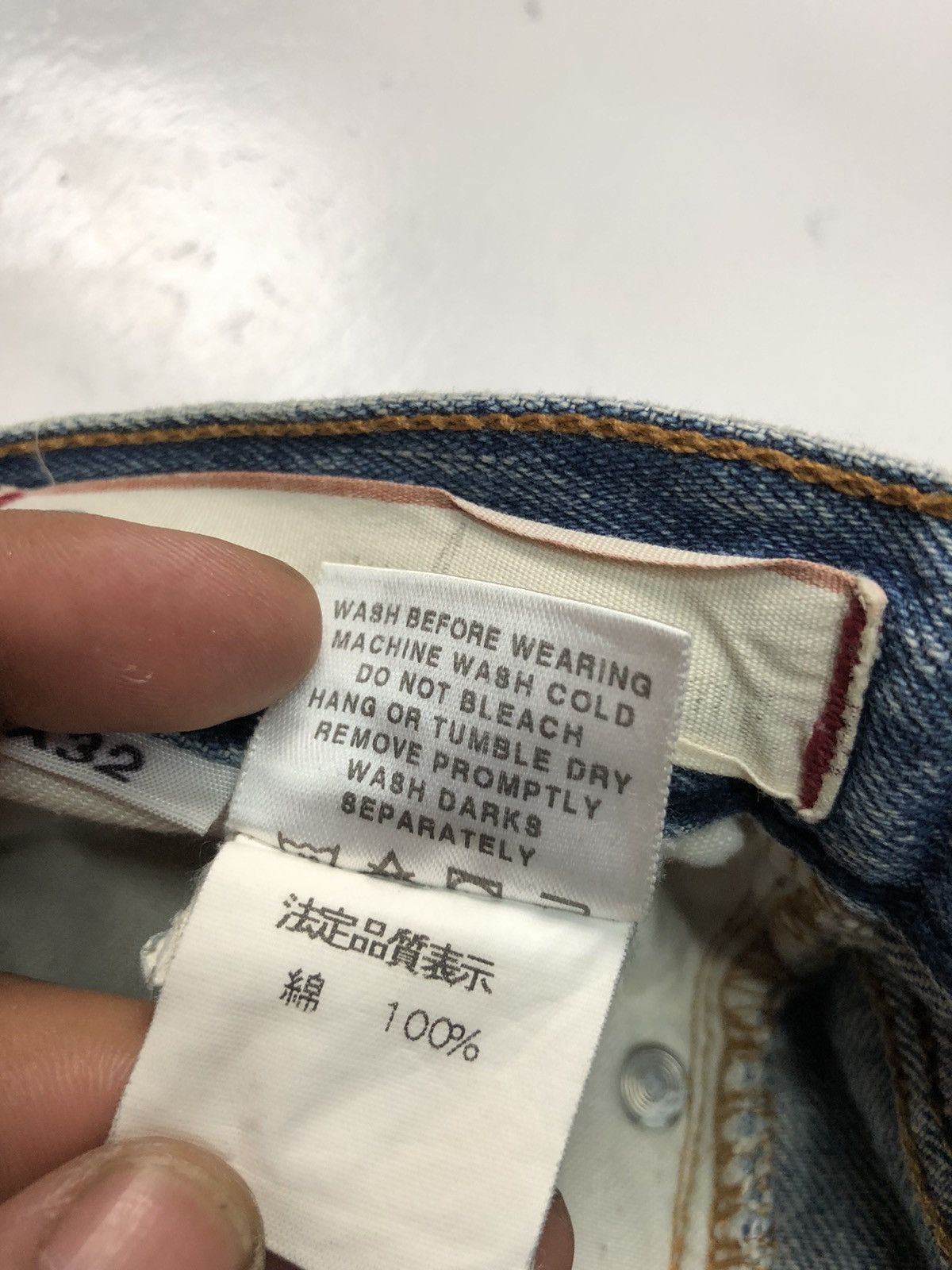 Quicksilver × Vintage VINTAGE QUICKSILVER DISSTRESSED BLUE WASH DENIM Size US 29 - 12 Thumbnail
