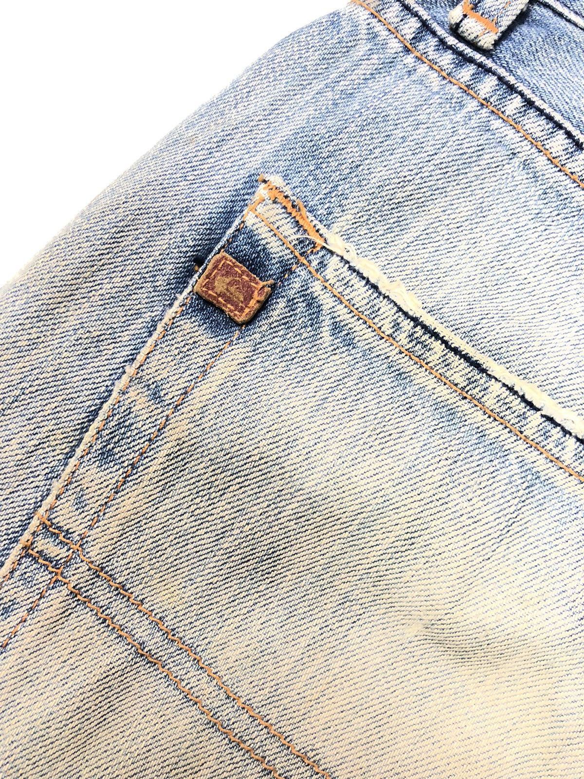 Quicksilver × Vintage VINTAGE QUICKSILVER DISSTRESSED BLUE WASH DENIM Size US 29 - 18 Thumbnail