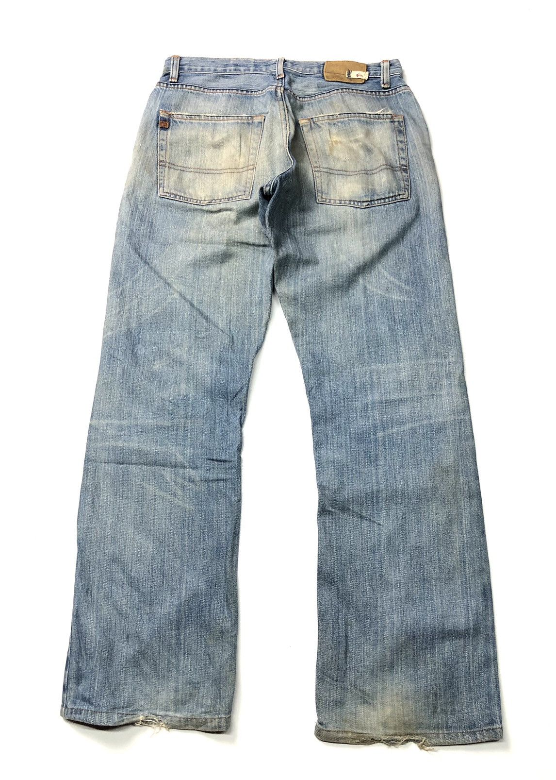 Quicksilver × Vintage VINTAGE QUICKSILVER DISSTRESSED BLUE WASH DENIM Size US 29 - 16 Thumbnail