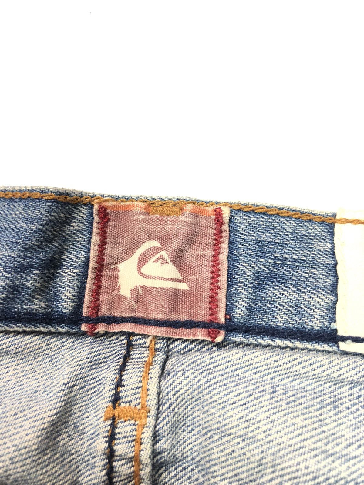 Quicksilver × Vintage VINTAGE QUICKSILVER DISSTRESSED BLUE WASH DENIM Size US 29 - 7 Thumbnail