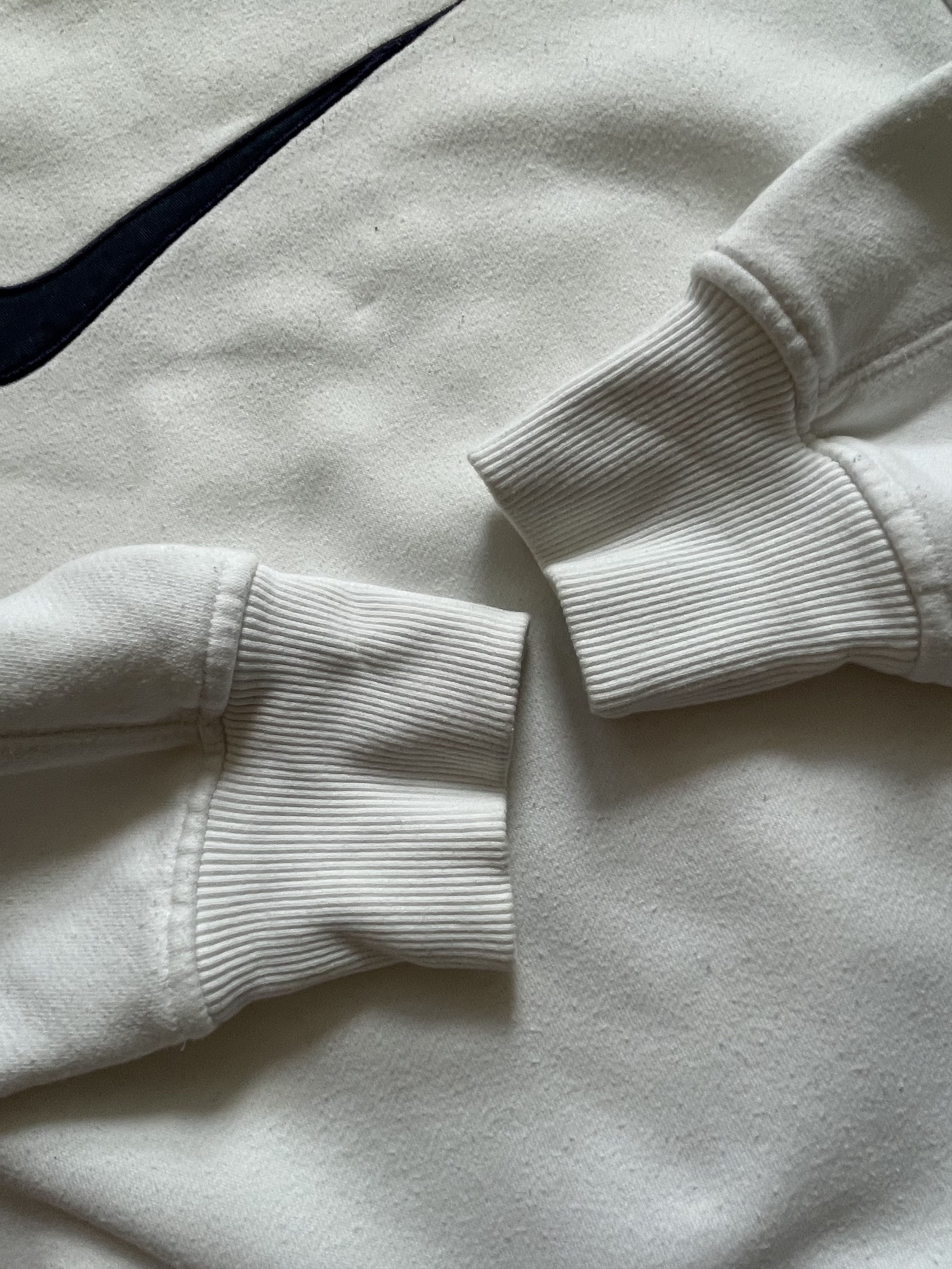 Nike × Vintage Vintage Nike Sweatshirt Big Swoosh Rare Drill y2k Hype Size US S / EU 44-46 / 1 - 7 Thumbnail