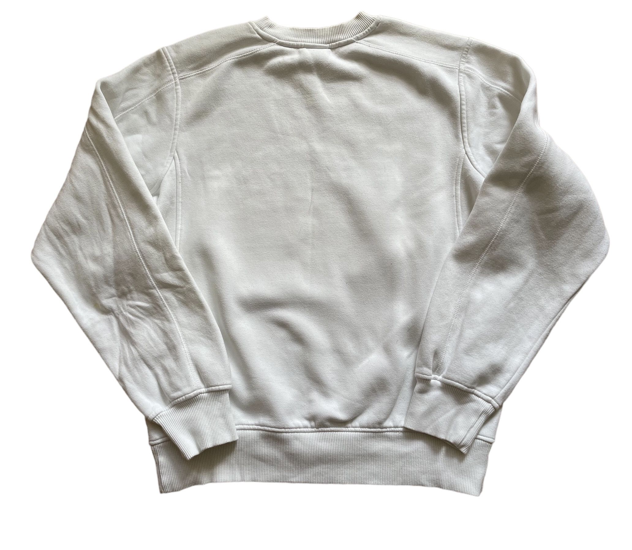 Nike × Vintage Vintage Nike Sweatshirt Big Swoosh Rare Drill y2k Hype Size US S / EU 44-46 / 1 - 2 Thumbnail