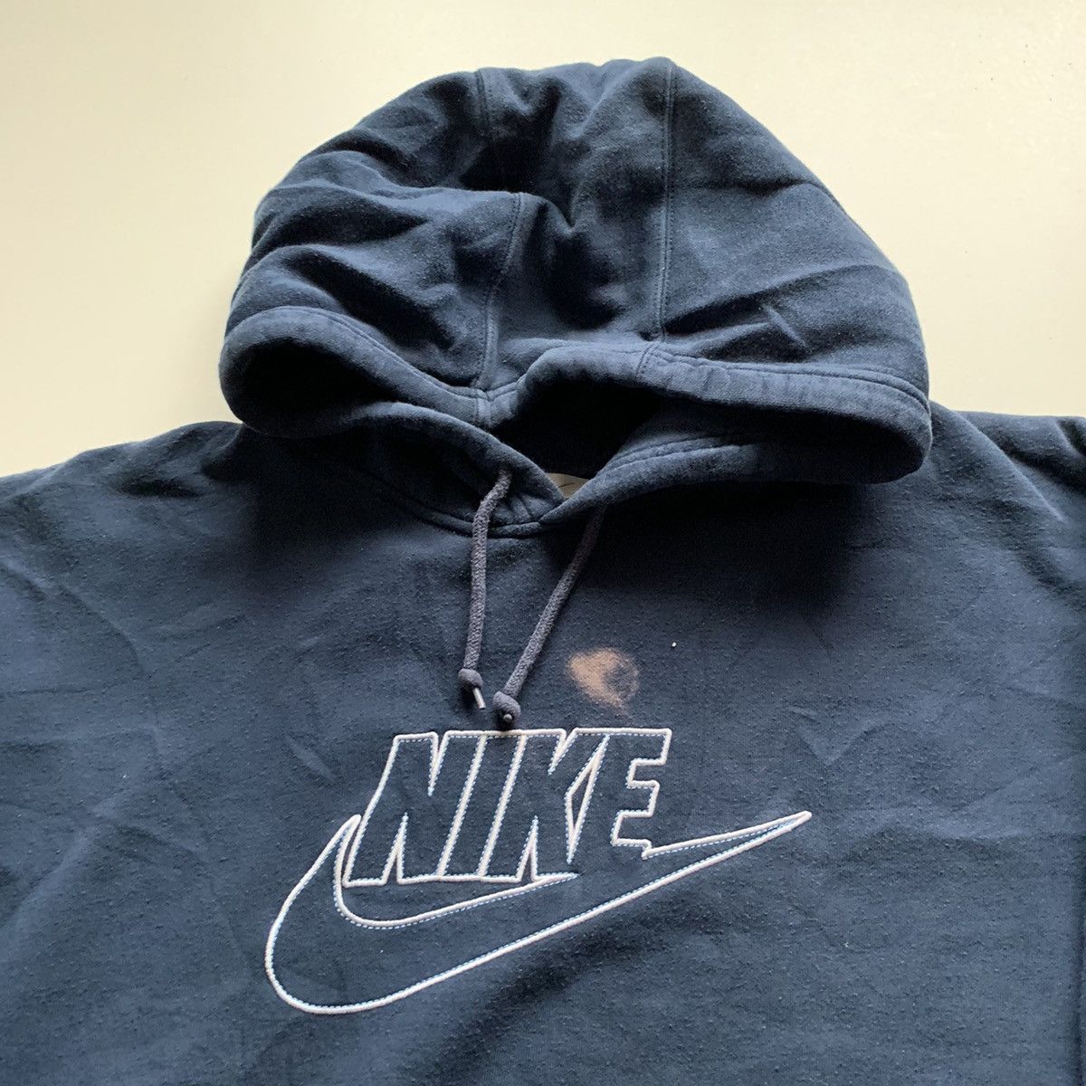 Nike Vintage 2000s Nike Embroidered Swoosh Pullover Hoodie XL Size US XL / EU 56 / 4 - 2 Thumbnail