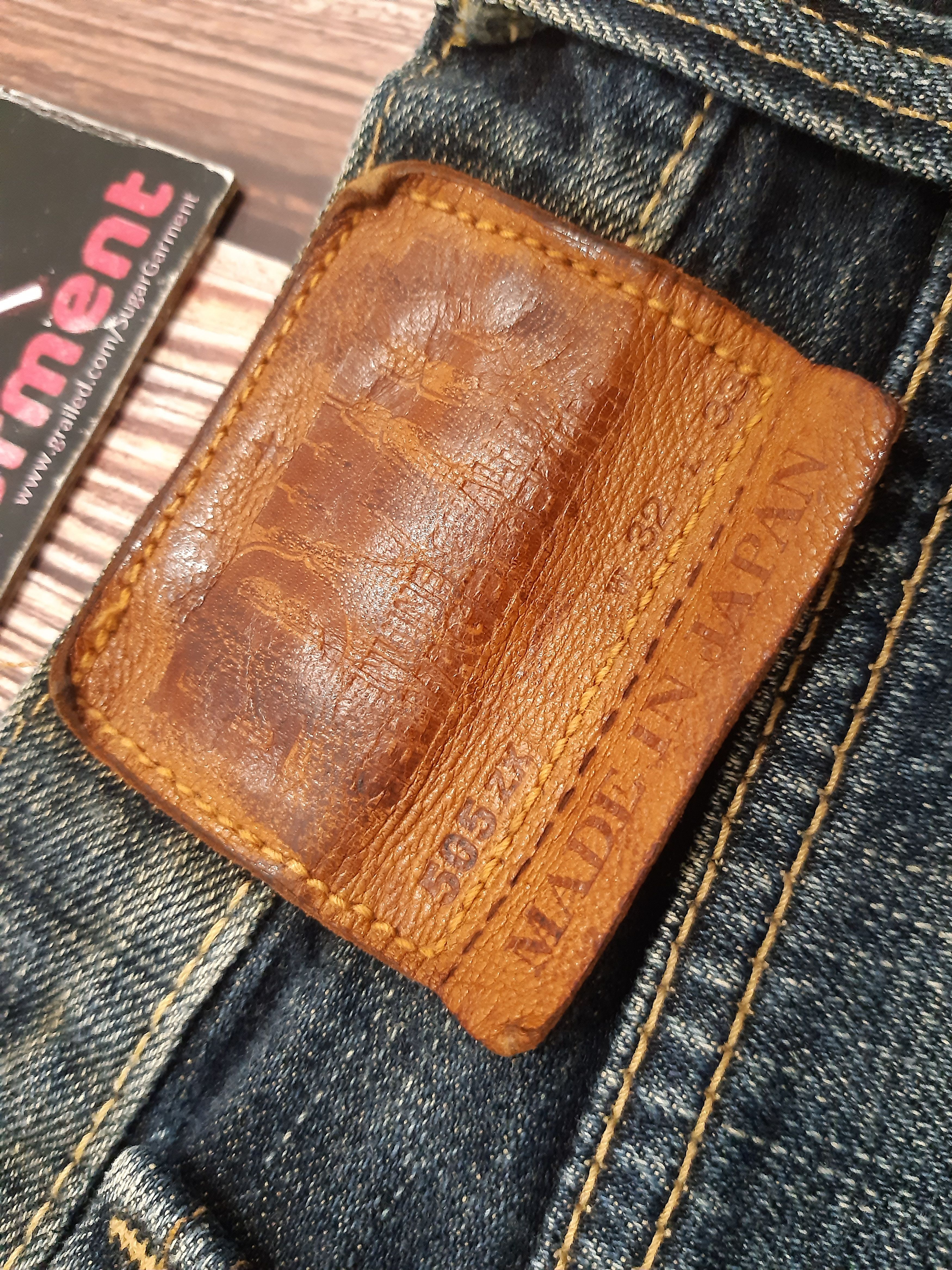 Japanese Brand × Vintage Vintage Jeans Selvedge EDWIN 505zx Buckle Back Distressed Size US 34 / EU 50 - 18 Thumbnail