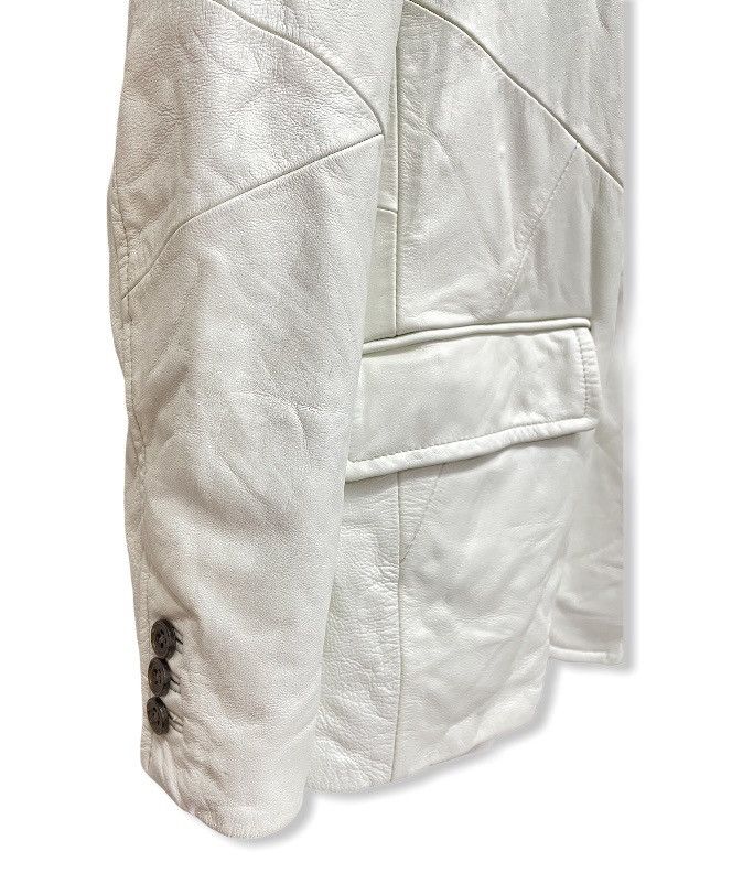 Japanese Brand × Self Edge × Vintage EDGE RUPERT Patchwork Cowhide Leather Blazer Size 36S - 7 Thumbnail