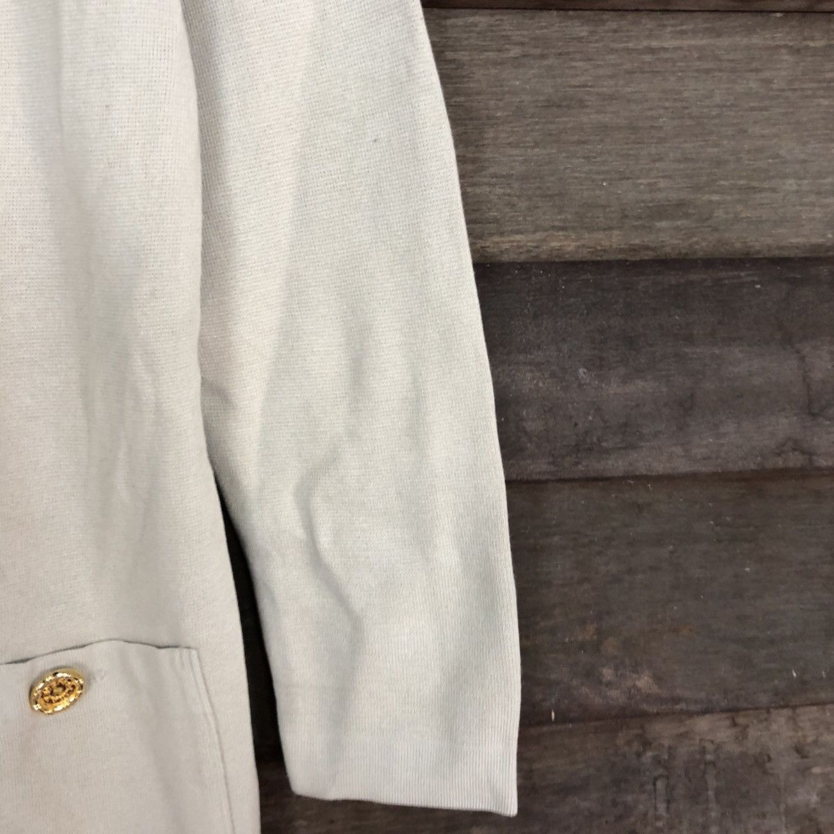Japanese Brand Florida Keys Light Brown long Cardigan knitwear #3956 Size US M / EU 48-50 / 2 - 4 Thumbnail