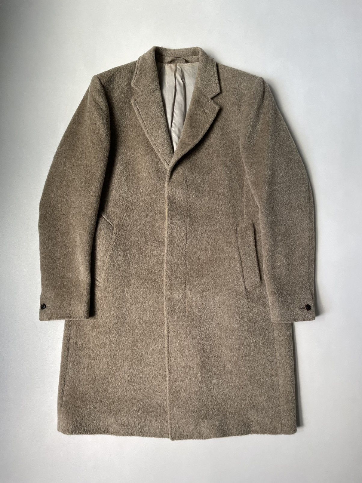 Pre-owned Our Legacy A/w 15 Caramel Mohair Overcoat
