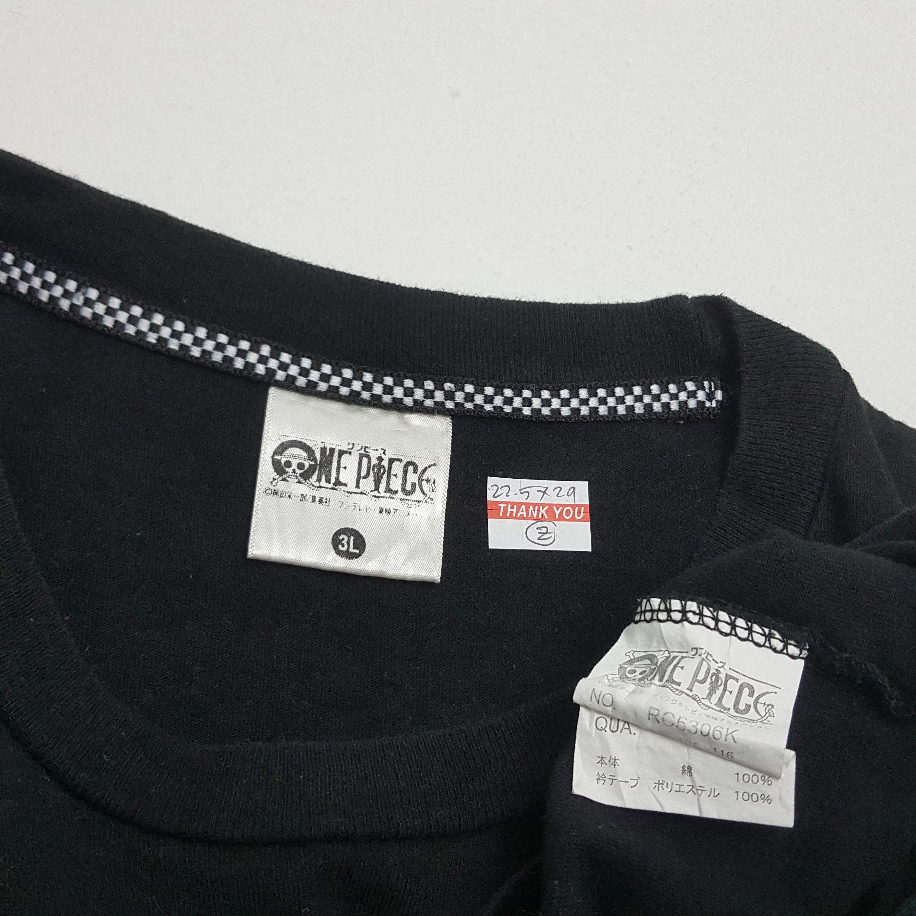 Japanese Brand × One Piece × Vintage Vintage One Piece X Gorillas Style Japanese Anime Manga Size US XL / EU 56 / 4 - 3 Thumbnail