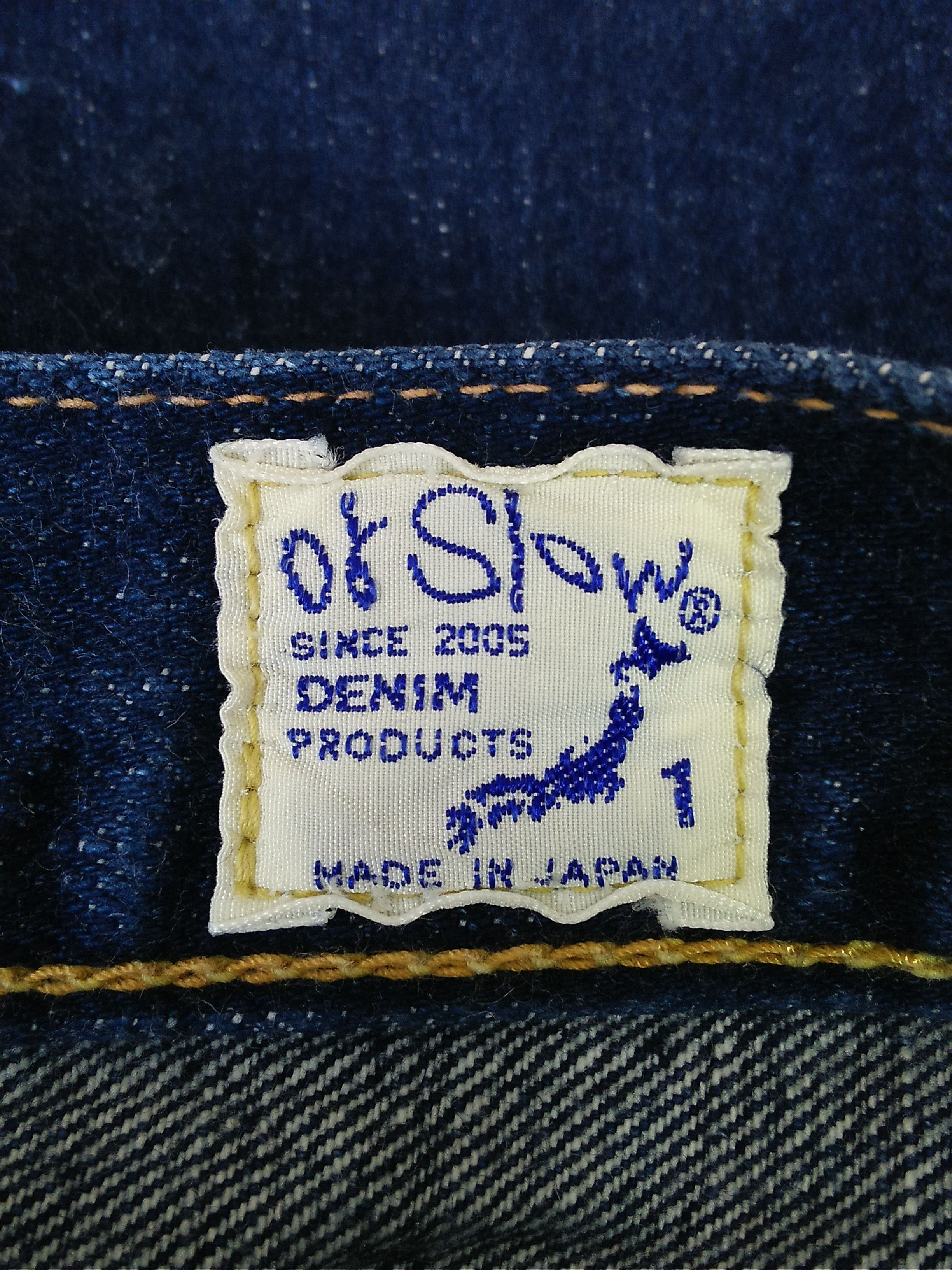 Orslow ORSLOW 105 Japan DENIM SELVEDGE (B110) w28 Size US 28 / EU 44 - 7 Thumbnail