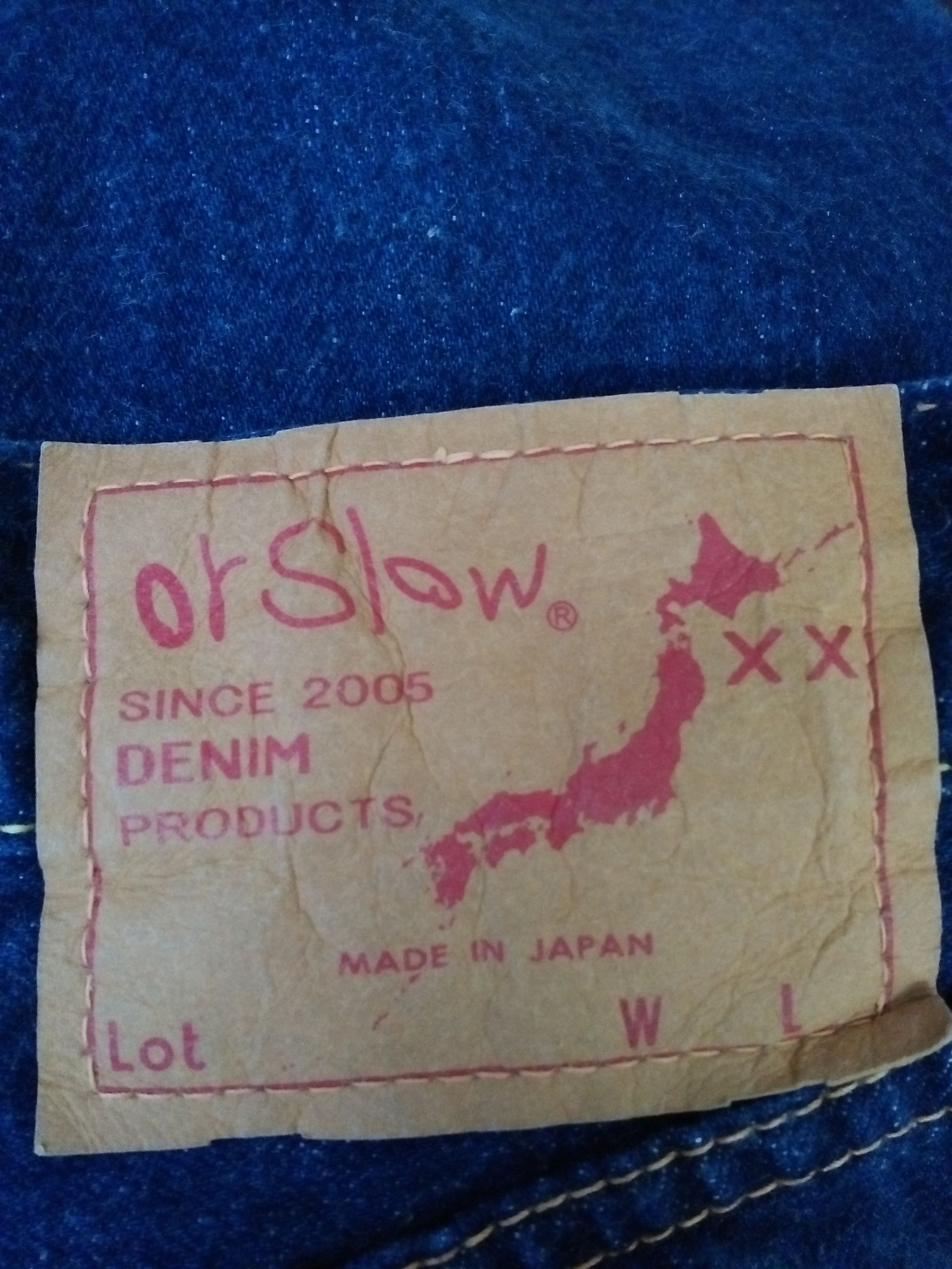 Orslow ORSLOW 105 Japan DENIM SELVEDGE (B110) w28 Size US 28 / EU 44 - 11 Thumbnail