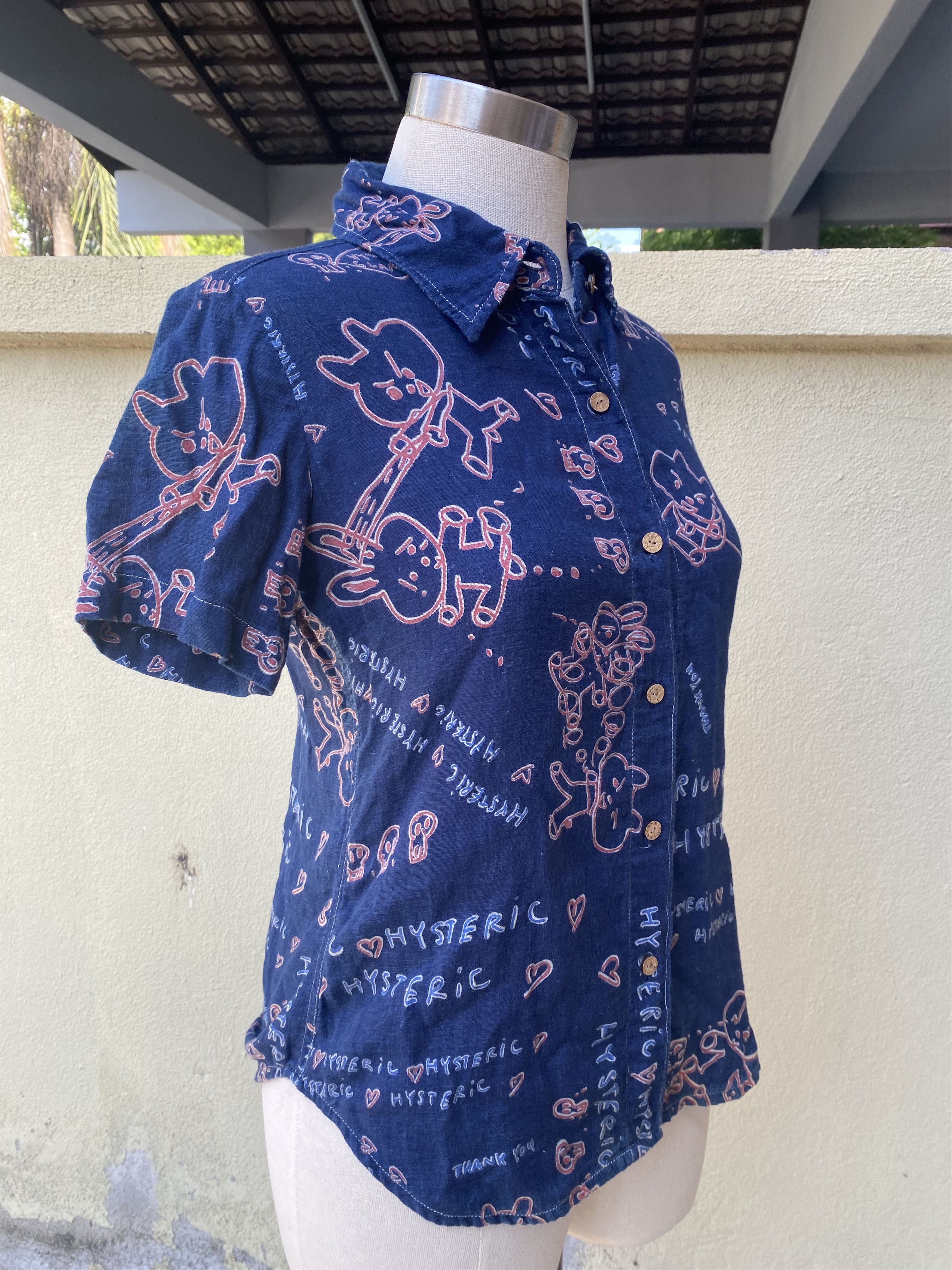 Hysteric Glamour vintage overprint button up Size M / US 6-8 / IT 42-44 - 2 Thumbnail