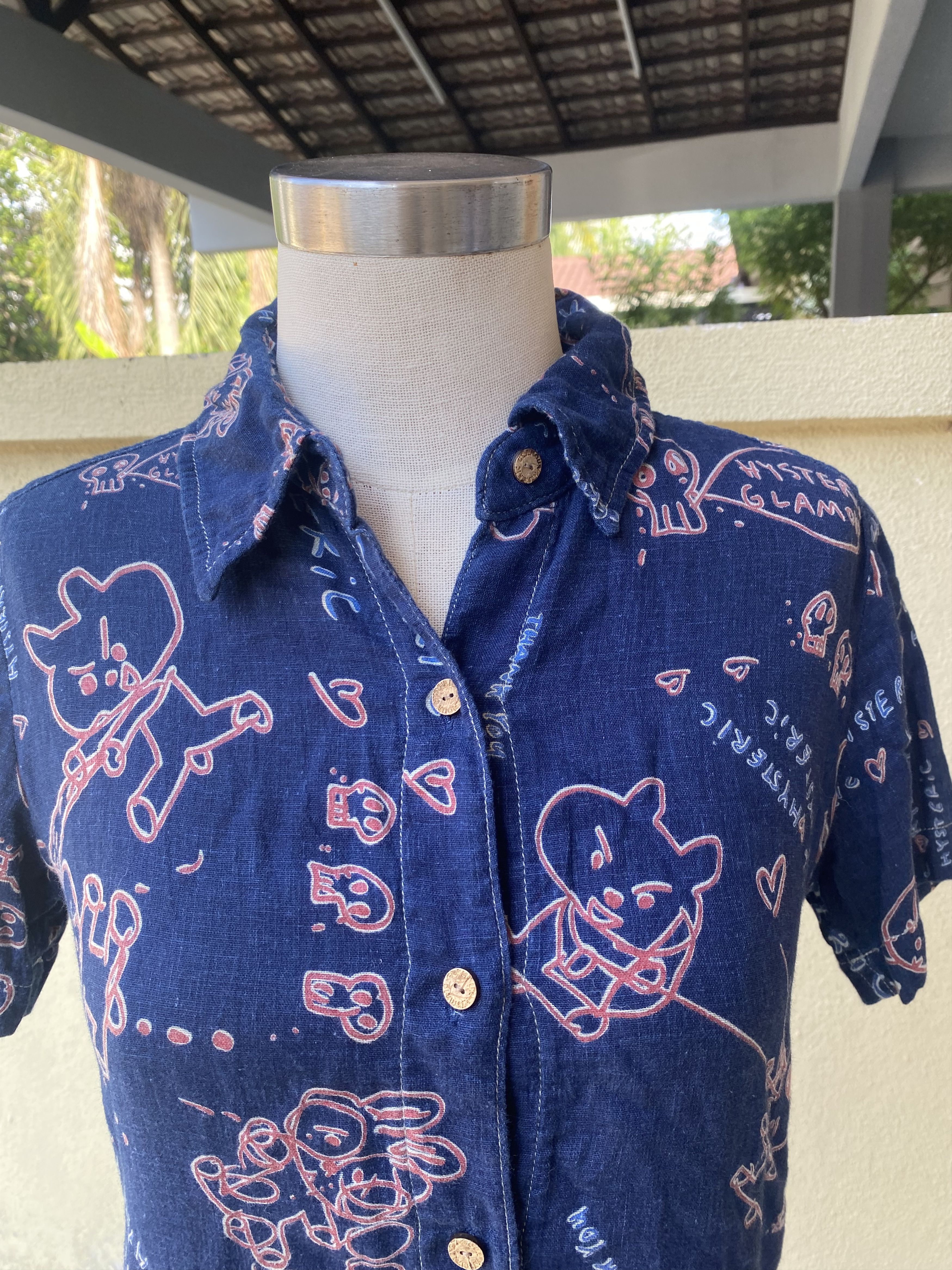 Hysteric Glamour vintage overprint button up Size M / US 6-8 / IT 42-44 - 5 Thumbnail