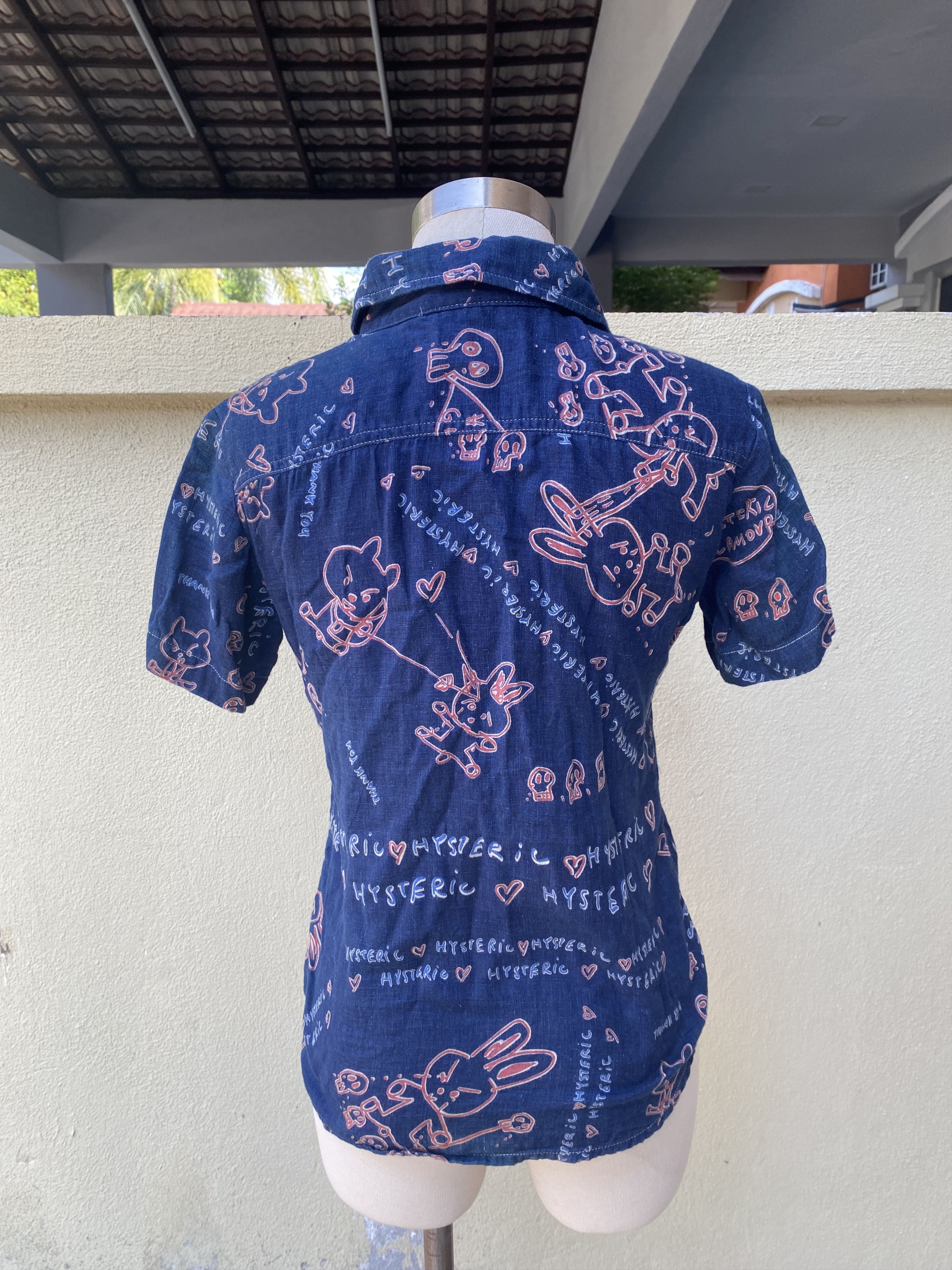 Hysteric Glamour vintage overprint button up Size M / US 6-8 / IT 42-44 - 4 Thumbnail