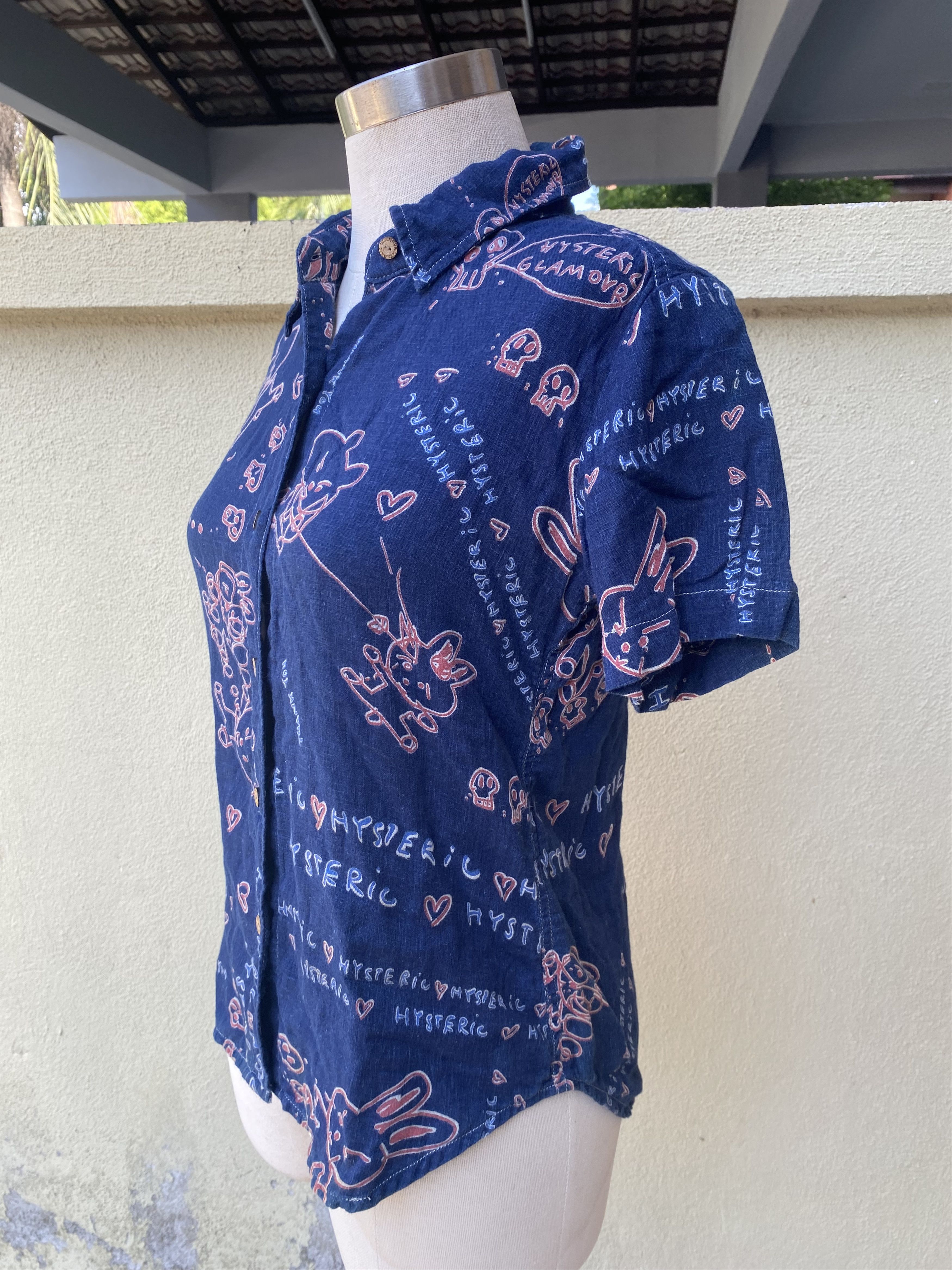 Hysteric Glamour vintage overprint button up Size M / US 6-8 / IT 42-44 - 3 Thumbnail