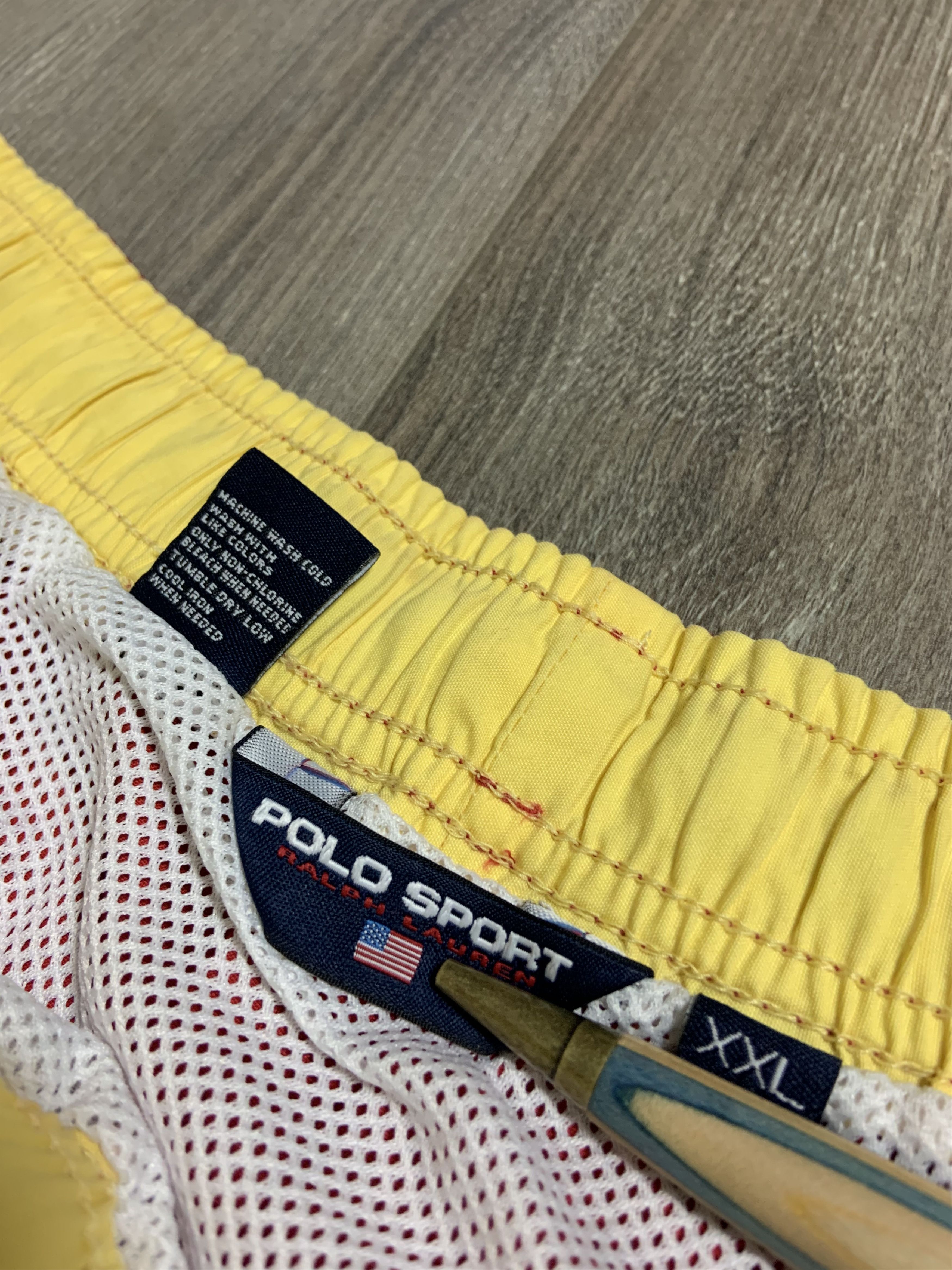 Polo Ralph Lauren 90s Polo Sport Swim Trunks / Shorts Size US 36 / EU 52 - 4 Thumbnail