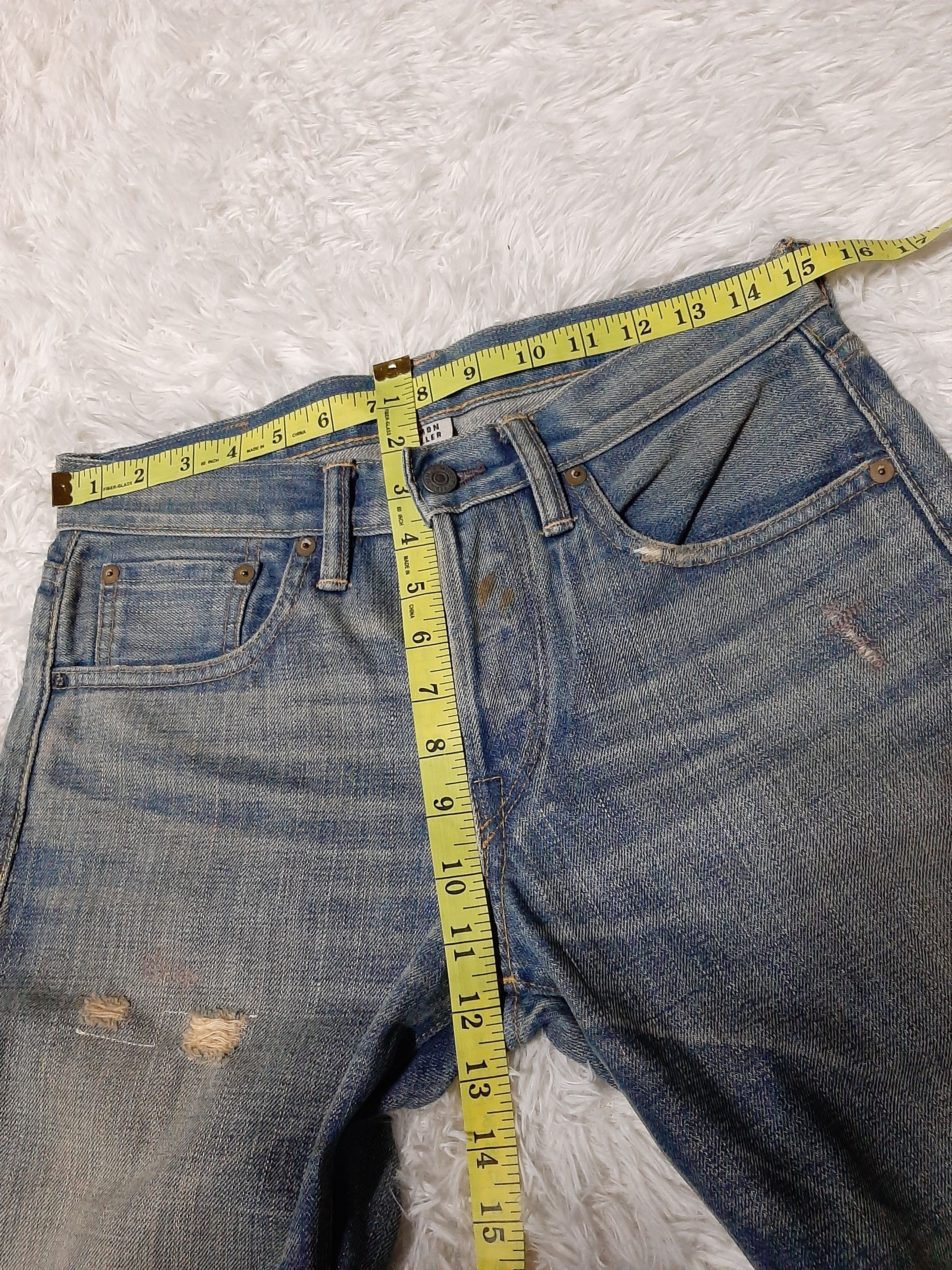 Salvage × Simon Miller SELVEDGE SIMON MILLER DISTRESSED DENIM ZAC EFRON STYLE Size US 30 / EU 46 - 22 Thumbnail