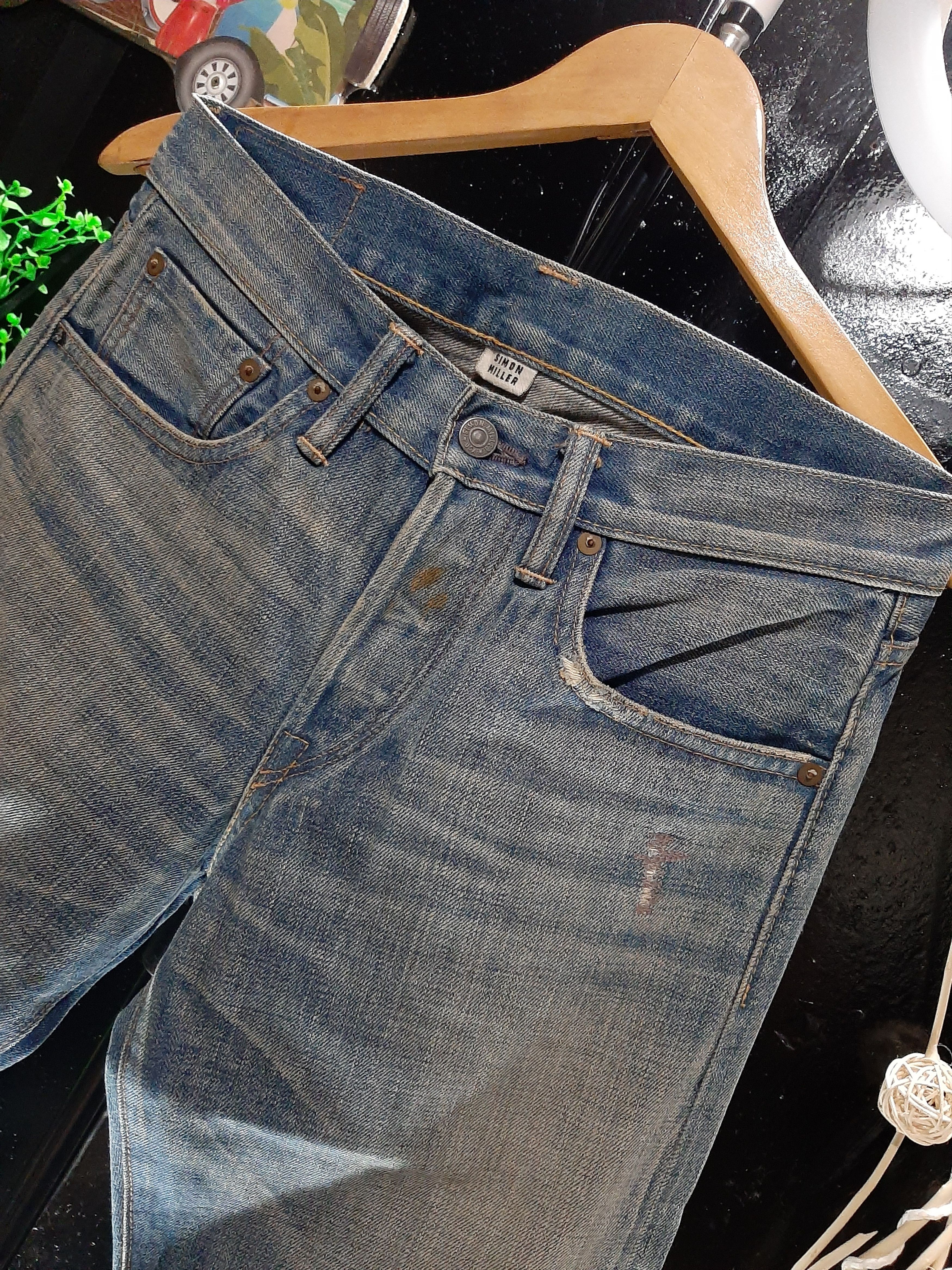 Salvage × Simon Miller SELVEDGE SIMON MILLER DISTRESSED DENIM ZAC EFRON STYLE Size US 30 / EU 46 - 6 Thumbnail