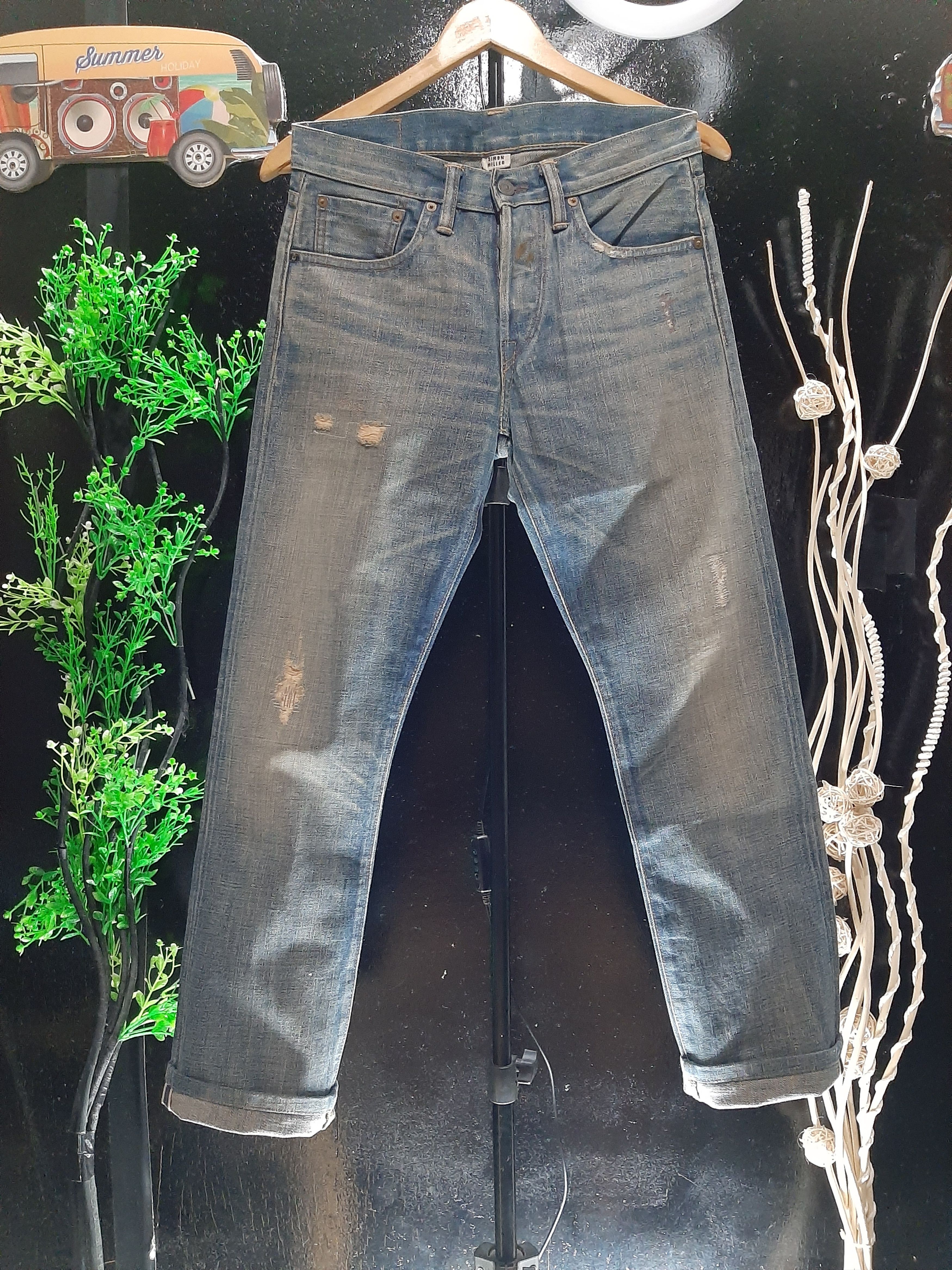 Salvage × Simon Miller SELVEDGE SIMON MILLER DISTRESSED DENIM ZAC EFRON STYLE Size US 30 / EU 46 - 2 Thumbnail