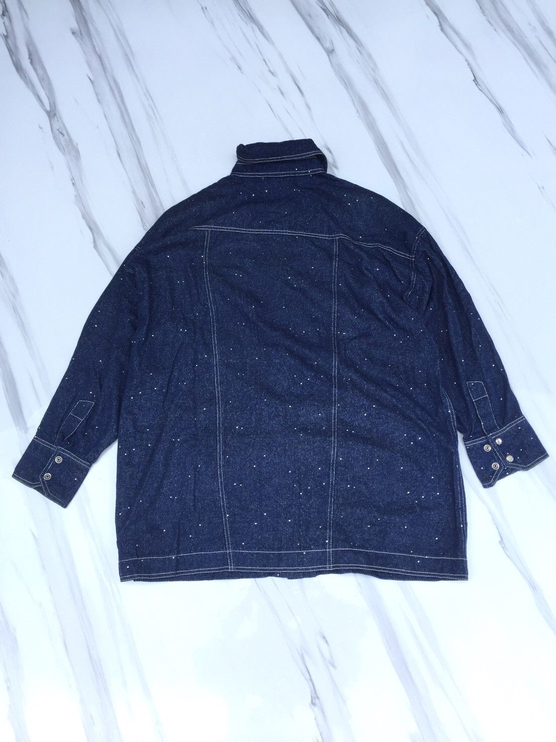Fendi vintage fendi glitter denim chore jacket archives Size US L / EU 52-54 / 3 - 4 Thumbnail