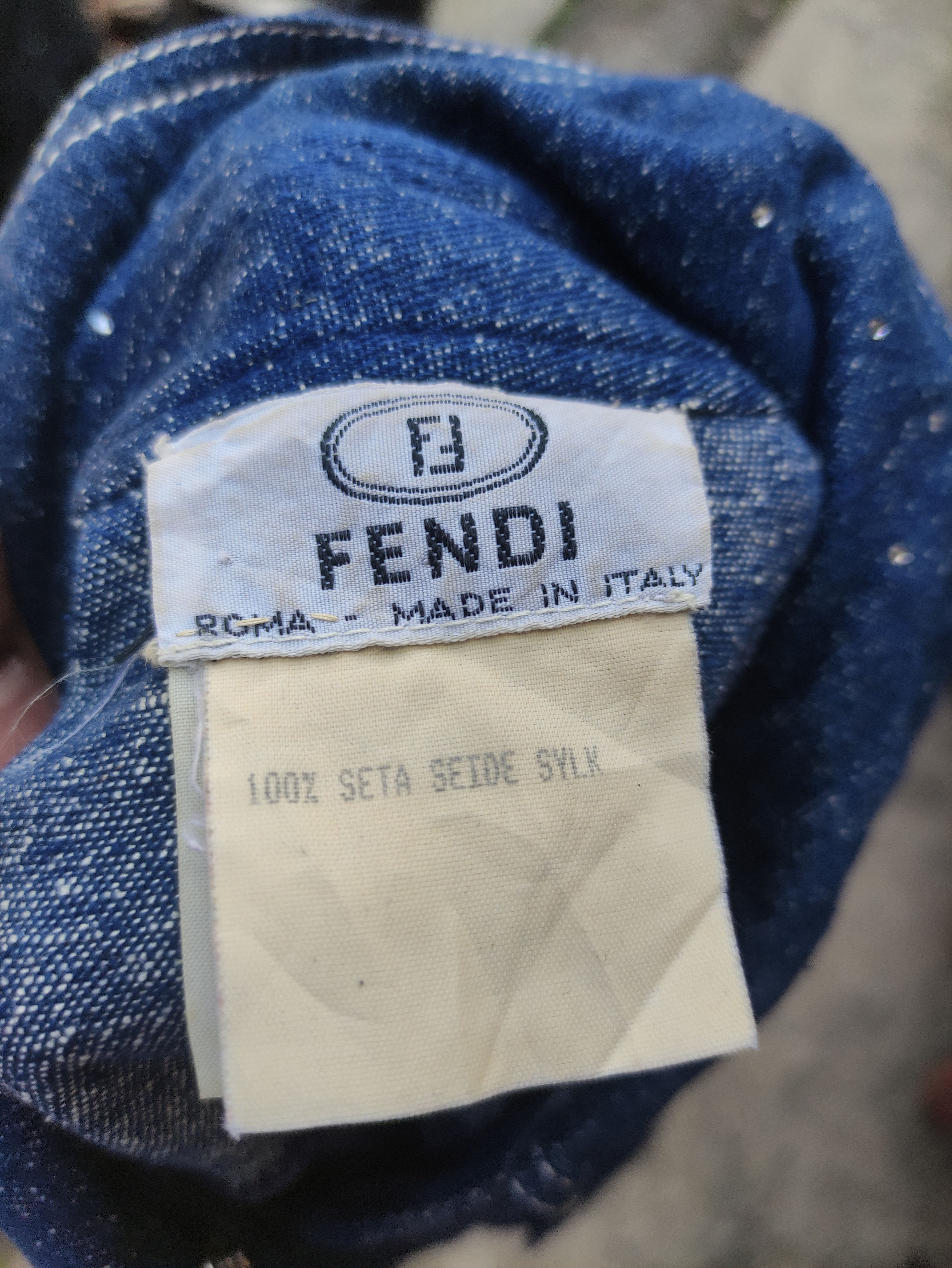 Fendi vintage fendi glitter denim chore jacket archives Size US L / EU 52-54 / 3 - 7 Thumbnail