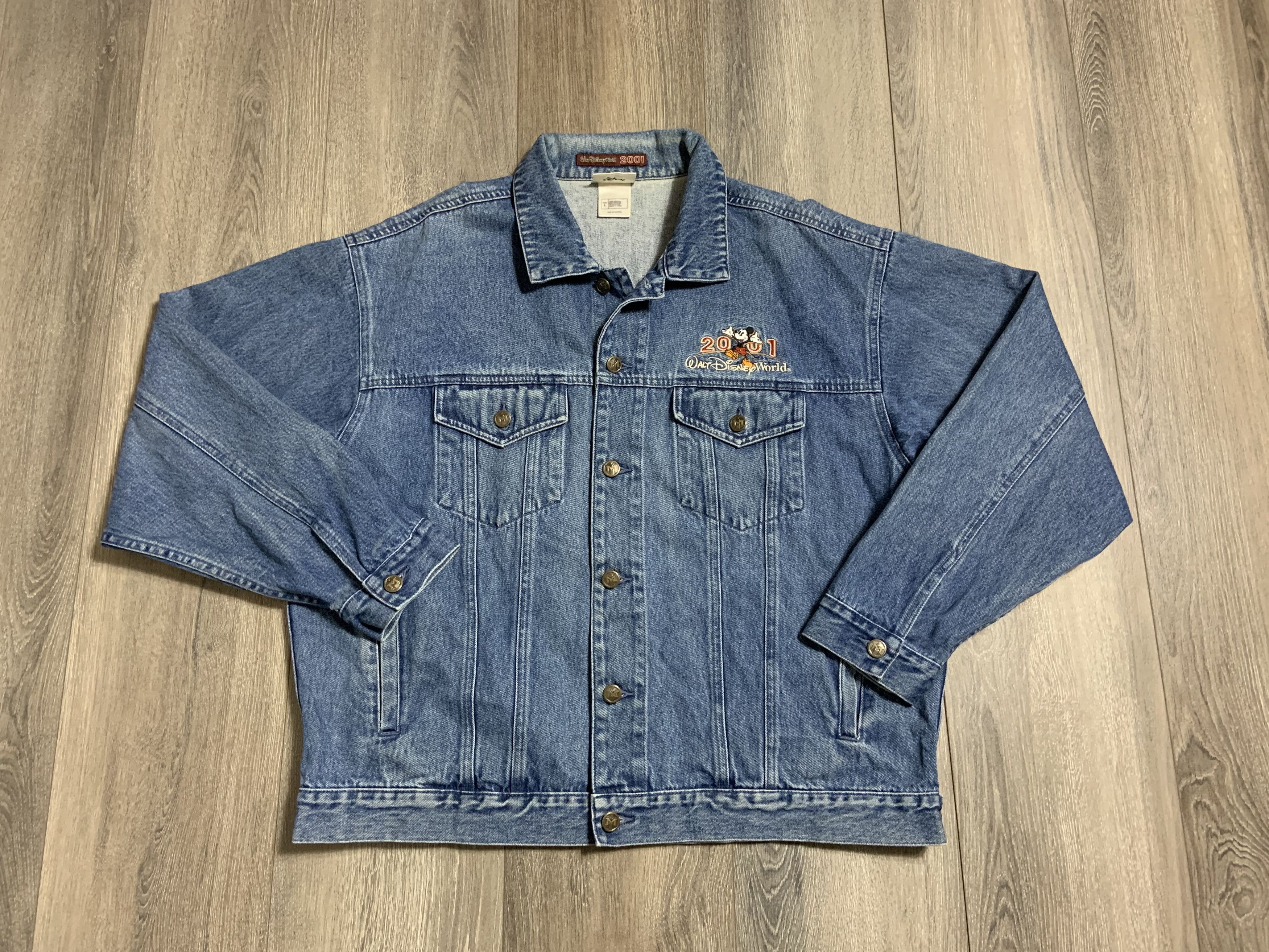 Disney Vintage Disney Mickey Mouse Trucker Jacket Size US L / EU 52-54 / 3 - 3 Thumbnail
