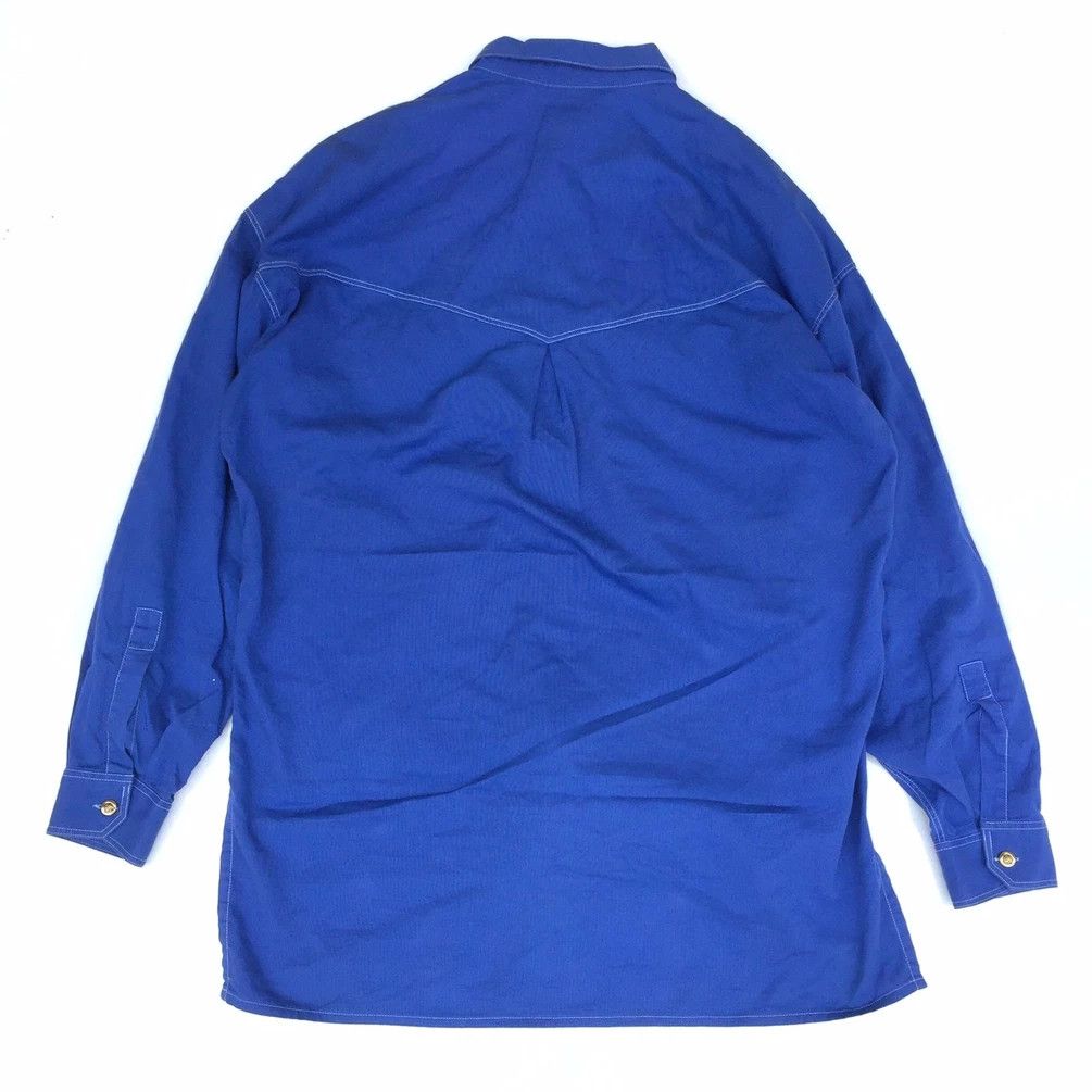 Versace versace button up four pocket overshirt/soft denim jacket Size US XL / EU 56 / 4 - 6 Thumbnail