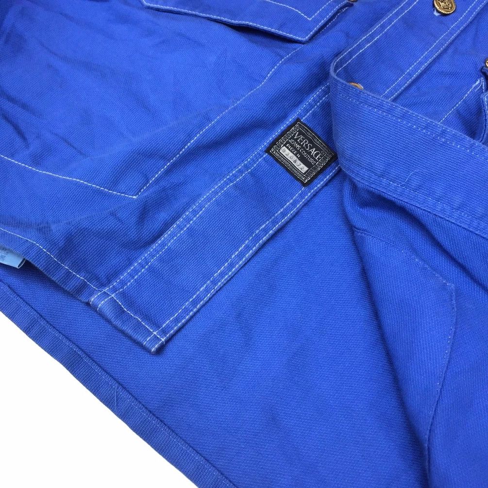 Versace versace button up four pocket overshirt/soft denim jacket Size US XL / EU 56 / 4 - 3 Thumbnail