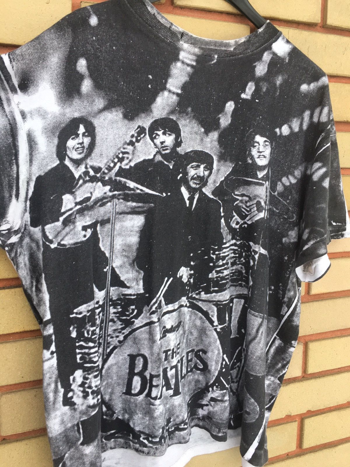 Band Tees × Vintage Vintage The Beatles all over print tee Size US L / EU 52-54 / 3 - 3 Thumbnail