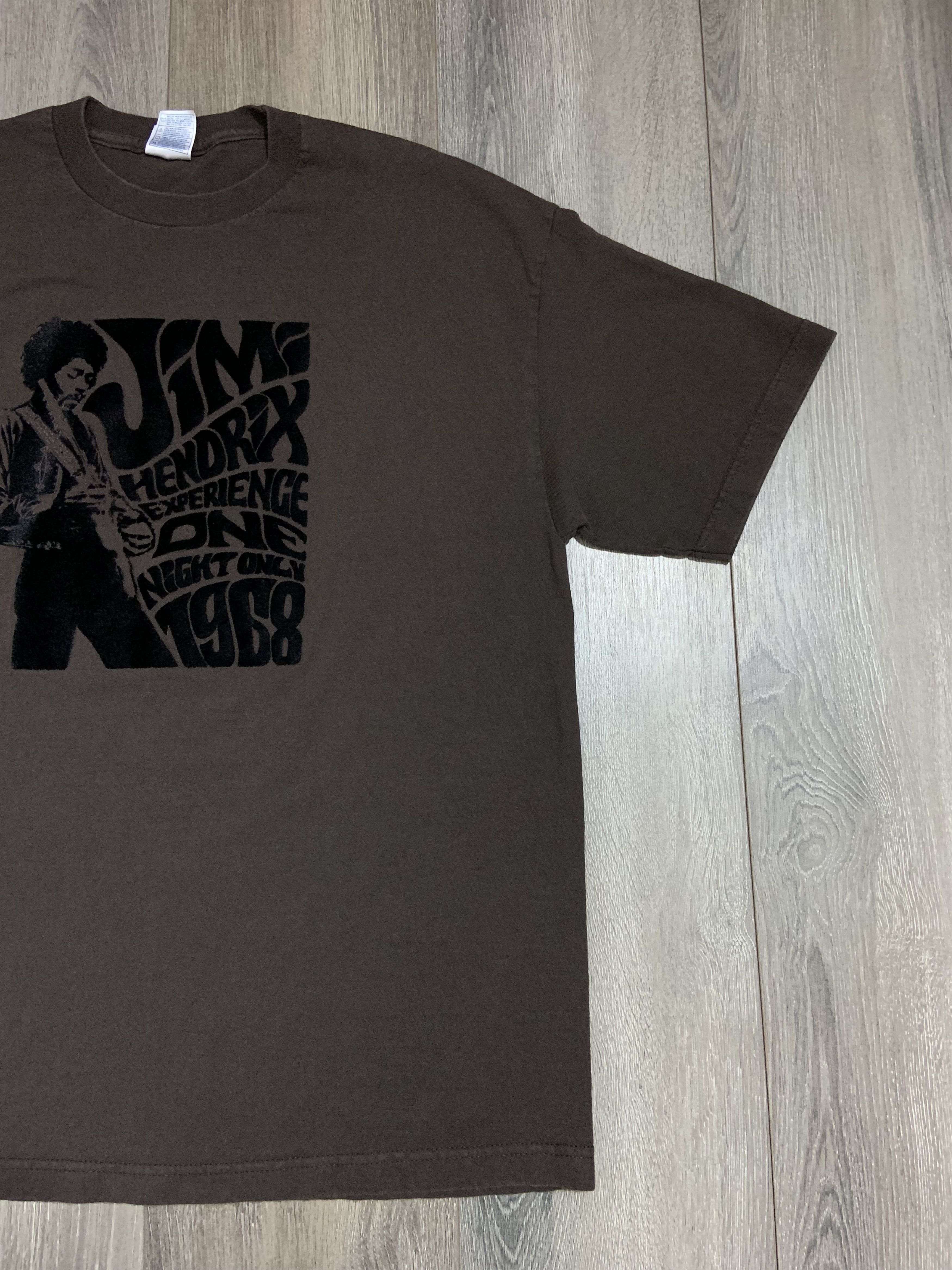 Band Tees Vintage Jimi Hendrix Tee Shirt Size US XL / EU 56 / 4 - 5 Thumbnail