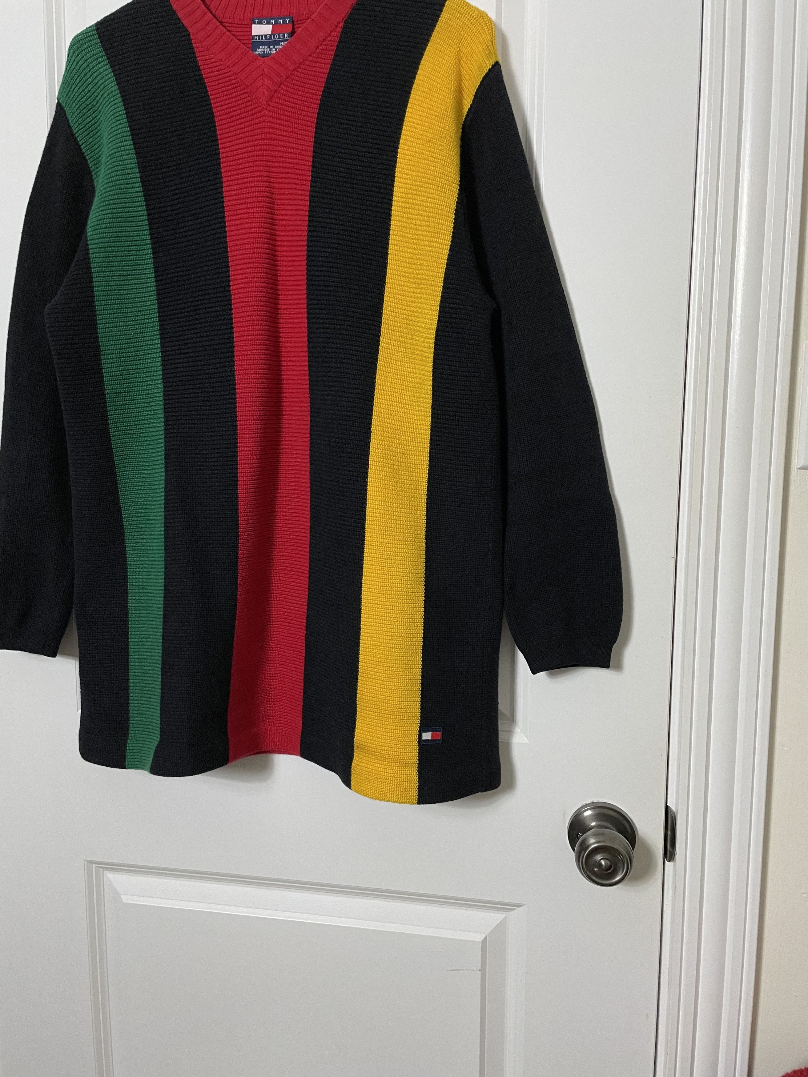 Tommy Hilfiger Vintage Vertical Stripe Sweater Size US M / EU 48-50 / 2 - 1 Thumbnail