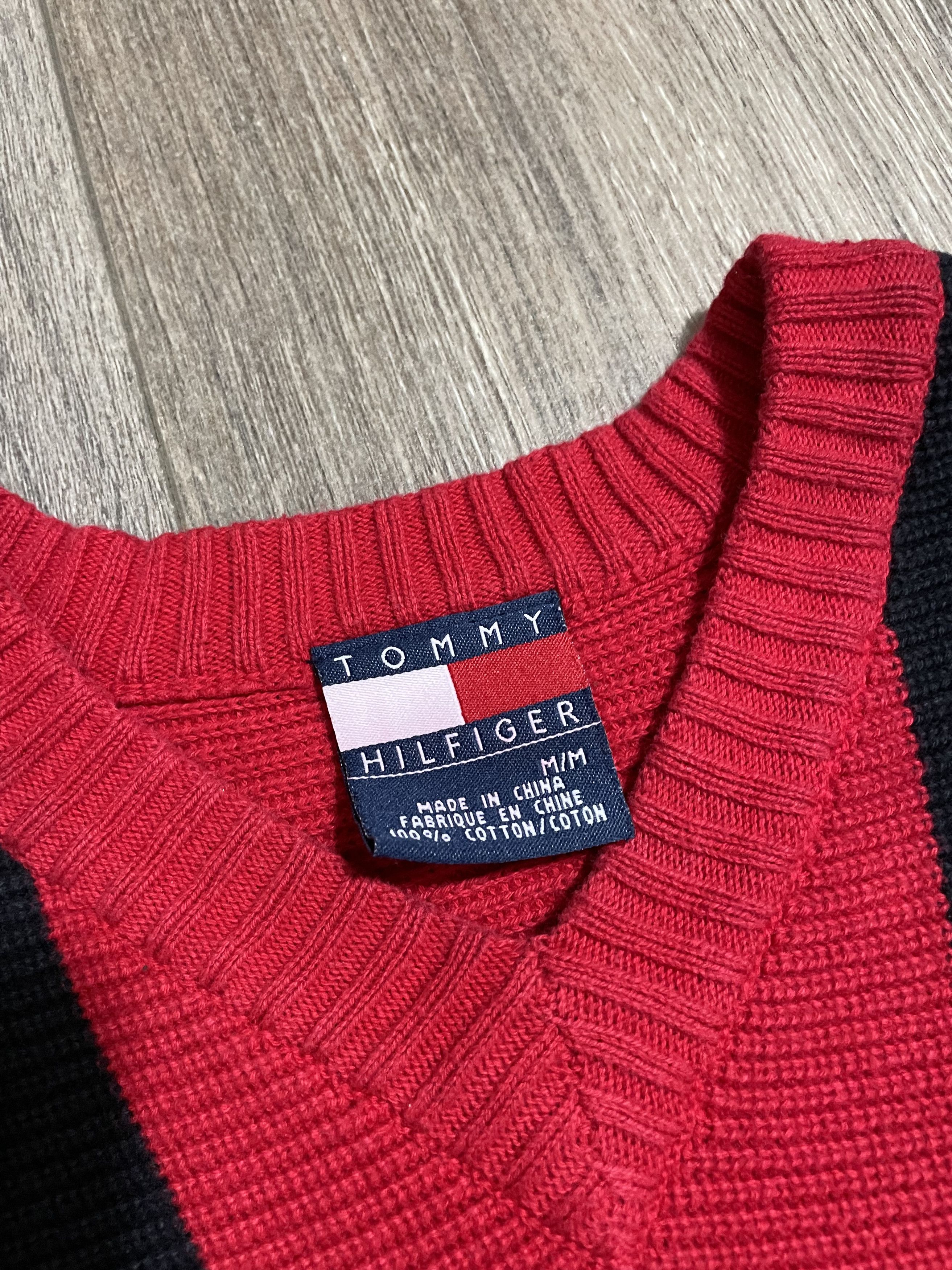 Tommy Hilfiger Vintage Vertical Stripe Sweater Size US M / EU 48-50 / 2 - 9 Thumbnail