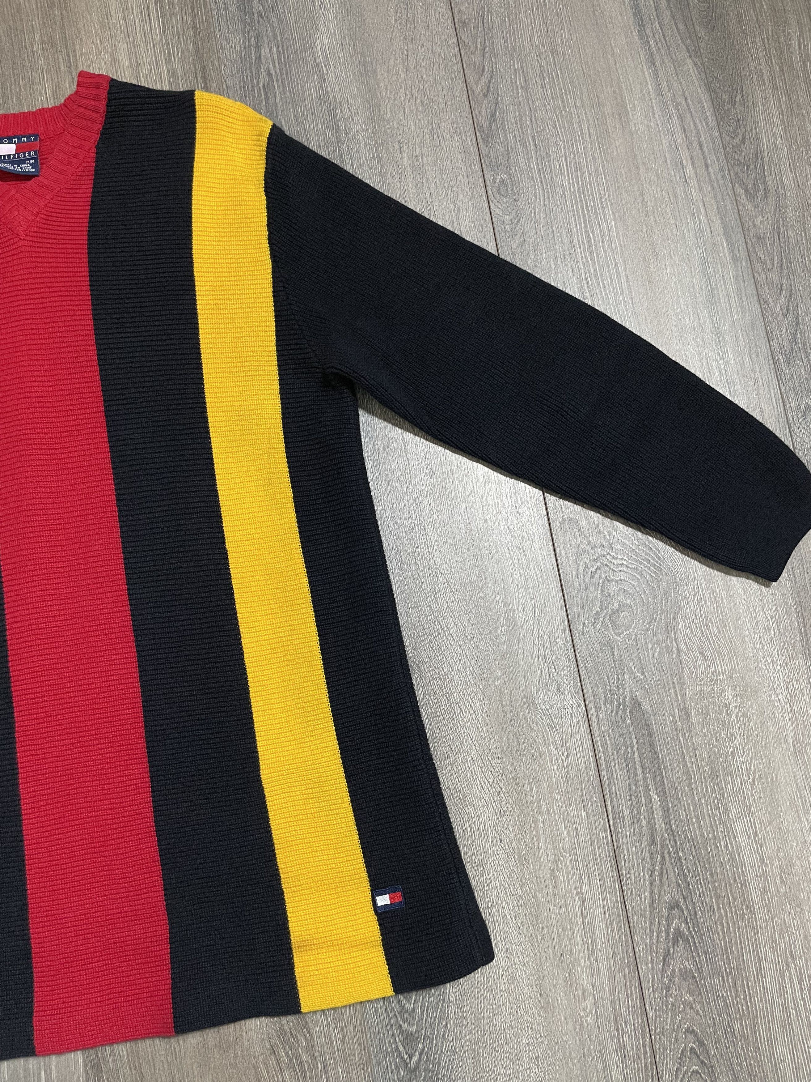 Tommy Hilfiger Vintage Vertical Stripe Sweater Size US M / EU 48-50 / 2 - 3 Thumbnail