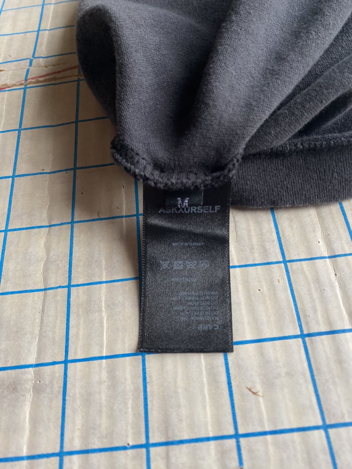 Askyurself Askyurself Pocket Tee Faded Charcoal Grey Size Medium Size US M / EU 48-50 / 2 - 5 Thumbnail