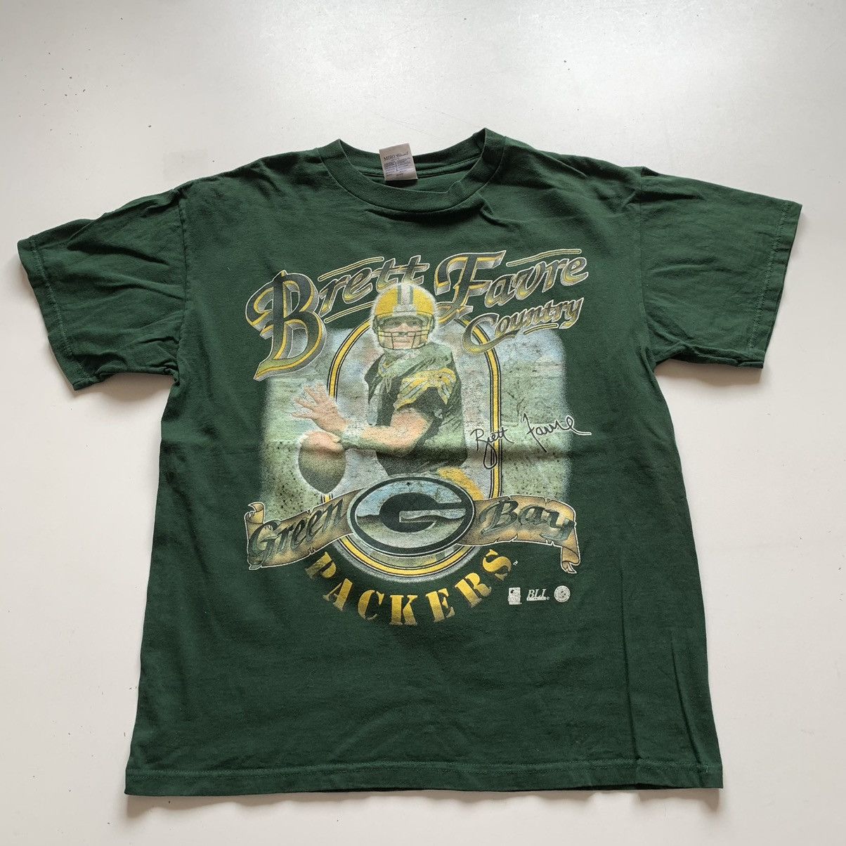 NFL Vintage 90s Green Bay Packers Brett Favre NFL T Shirt Medium Size US M / EU 48-50 / 2 - 1 Thumbnail