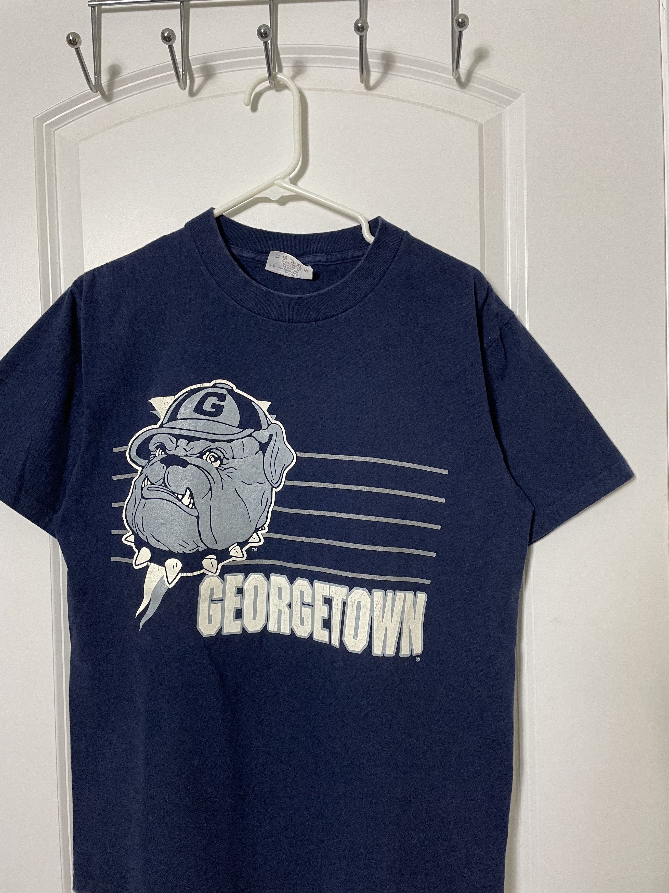 Vintage Vintage Georgetown Hoyas T Shirt Size US L / EU 52-54 / 3 - 1 Thumbnail