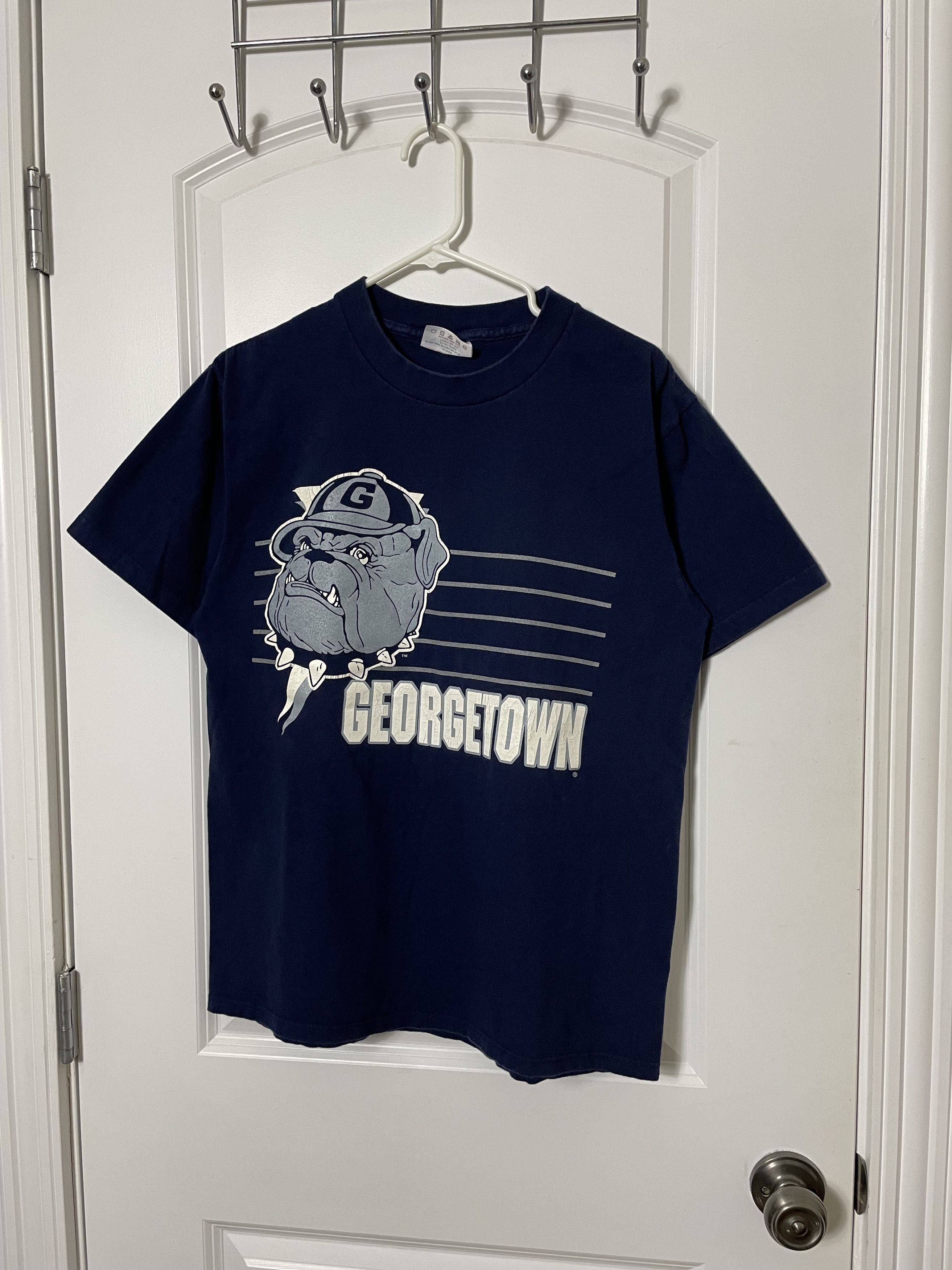 Vintage Vintage Georgetown Hoyas T Shirt Size US L / EU 52-54 / 3 - 2 Thumbnail