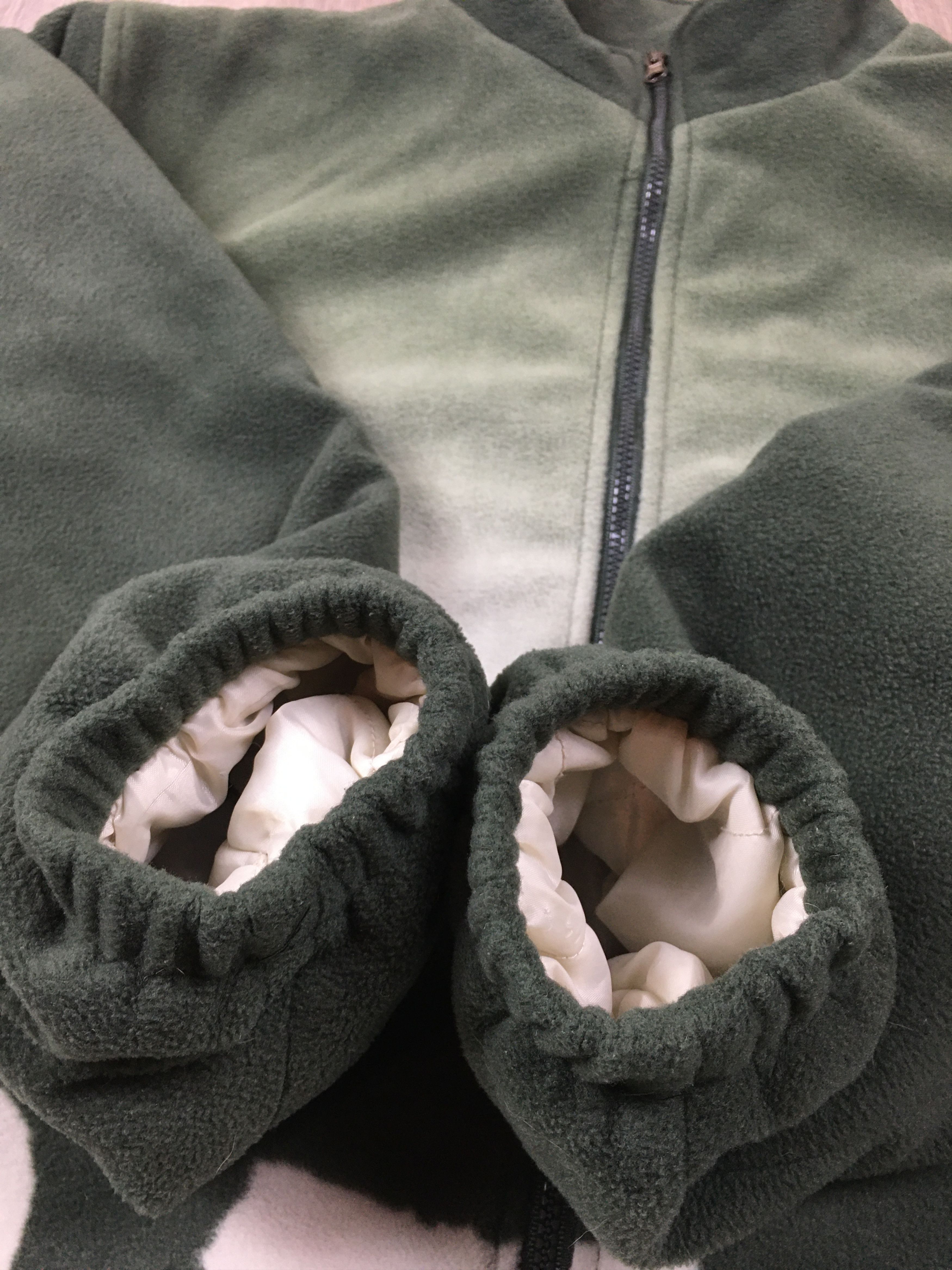 Vintage 90s Wolf Sherpa Fleece Jacket Size US XL / EU 56 / 4 - 6 Thumbnail