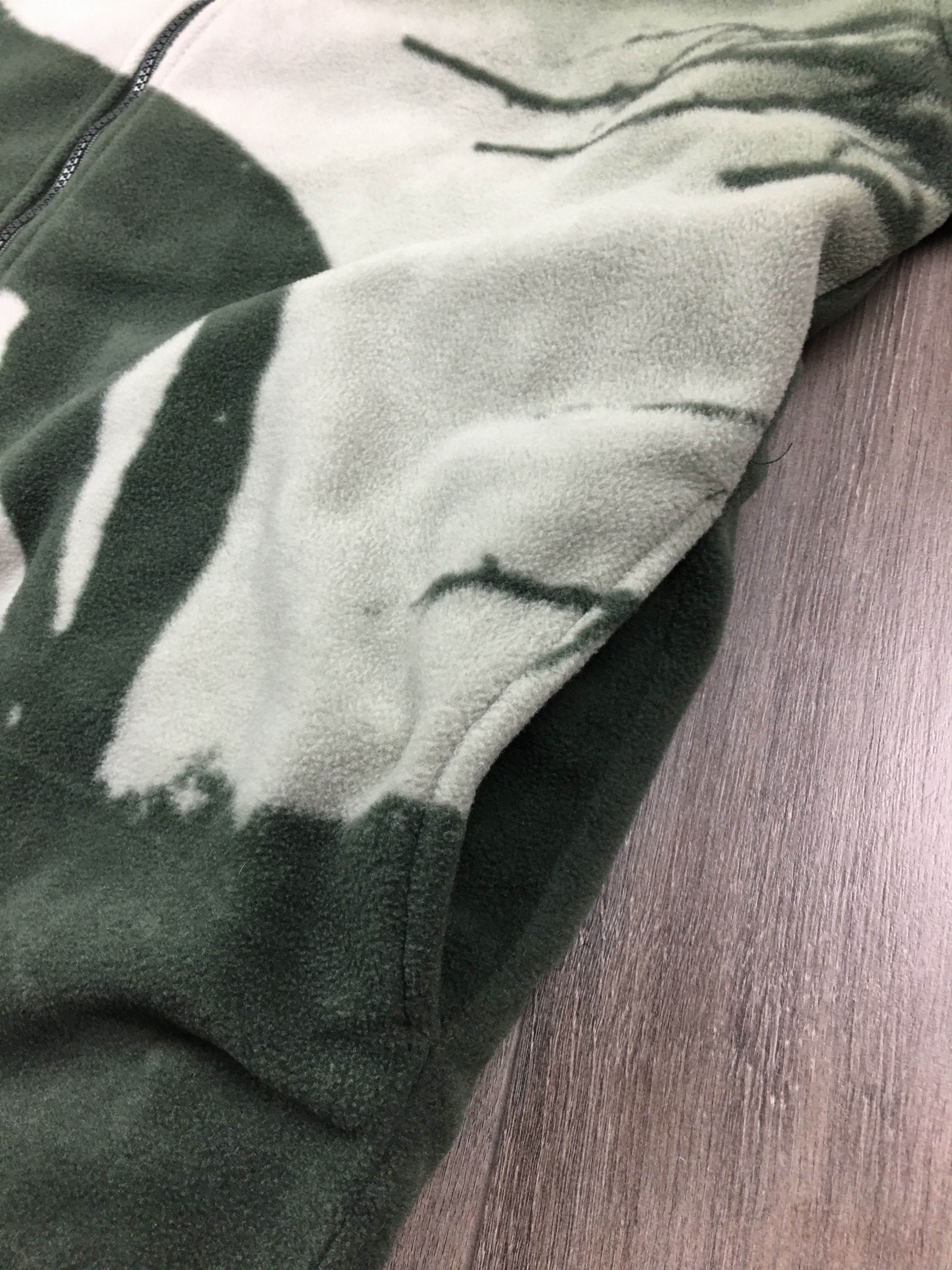 Vintage 90s Wolf Sherpa Fleece Jacket Size US XL / EU 56 / 4 - 12 Thumbnail