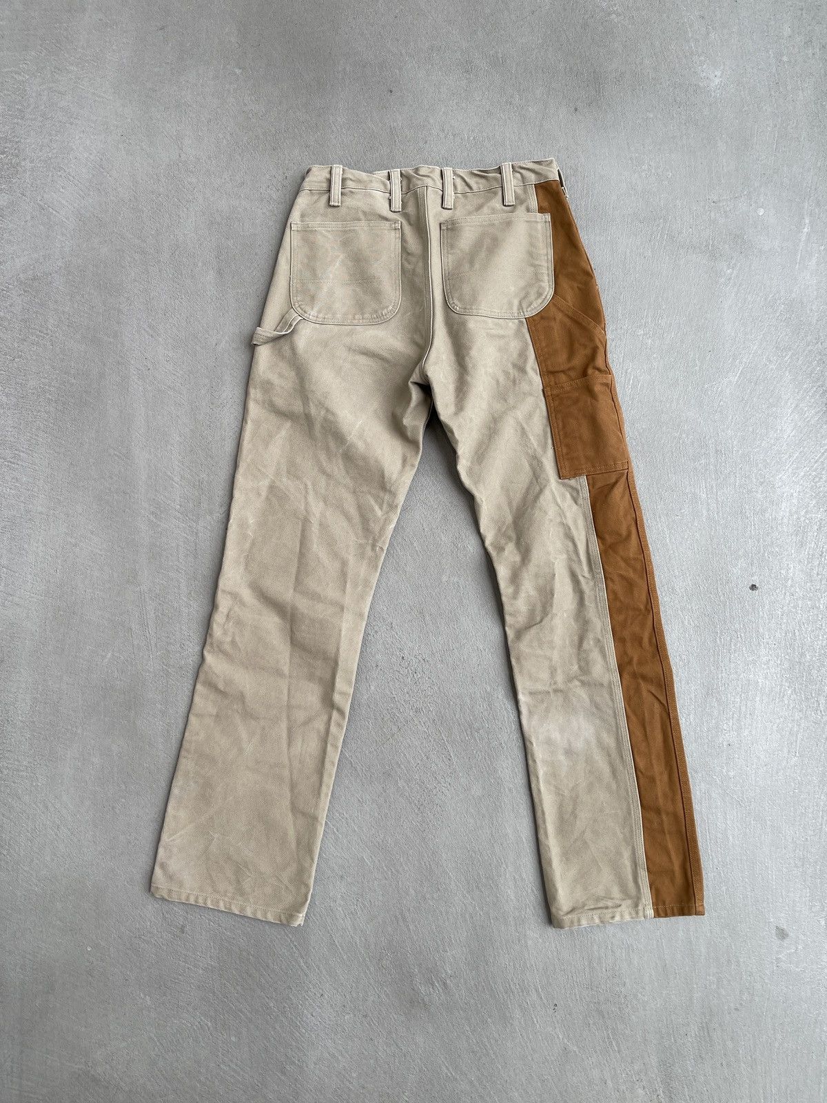 Reese Cooper Reese Cooper Two-Tone Khaki Carpenter Pants Size US 32 / EU 48 - 2 Thumbnail