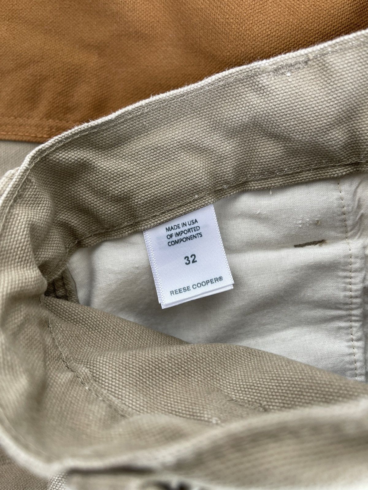 Reese Cooper Reese Cooper Two-Tone Khaki Carpenter Pants Size US 32 / EU 48 - 7 Thumbnail