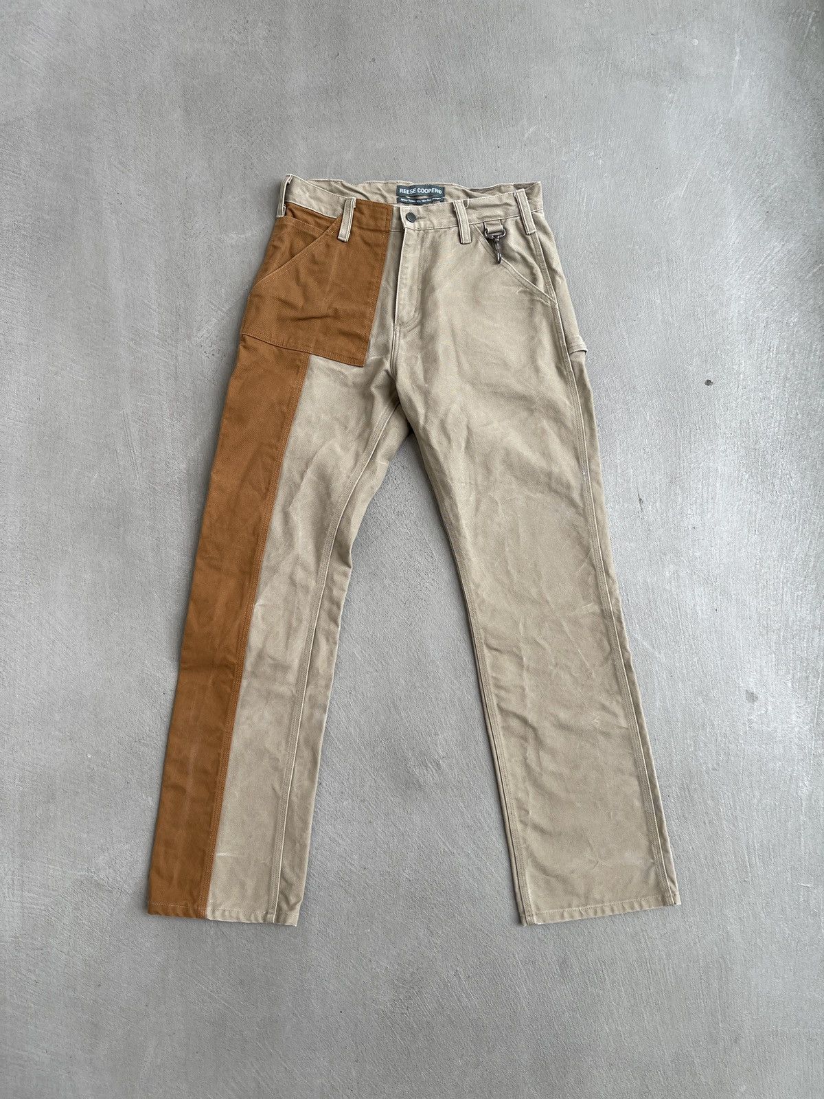 Reese Cooper Reese Cooper Two-Tone Khaki Carpenter Pants Size US 32 / EU 48 - 1 Thumbnail
