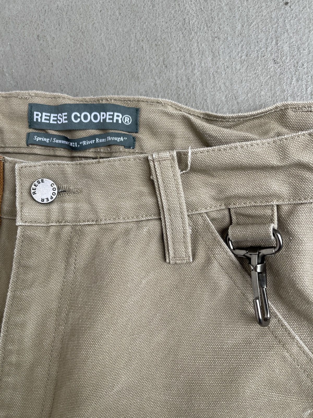 Reese Cooper Reese Cooper Two-Tone Khaki Carpenter Pants Size US 32 / EU 48 - 4 Thumbnail